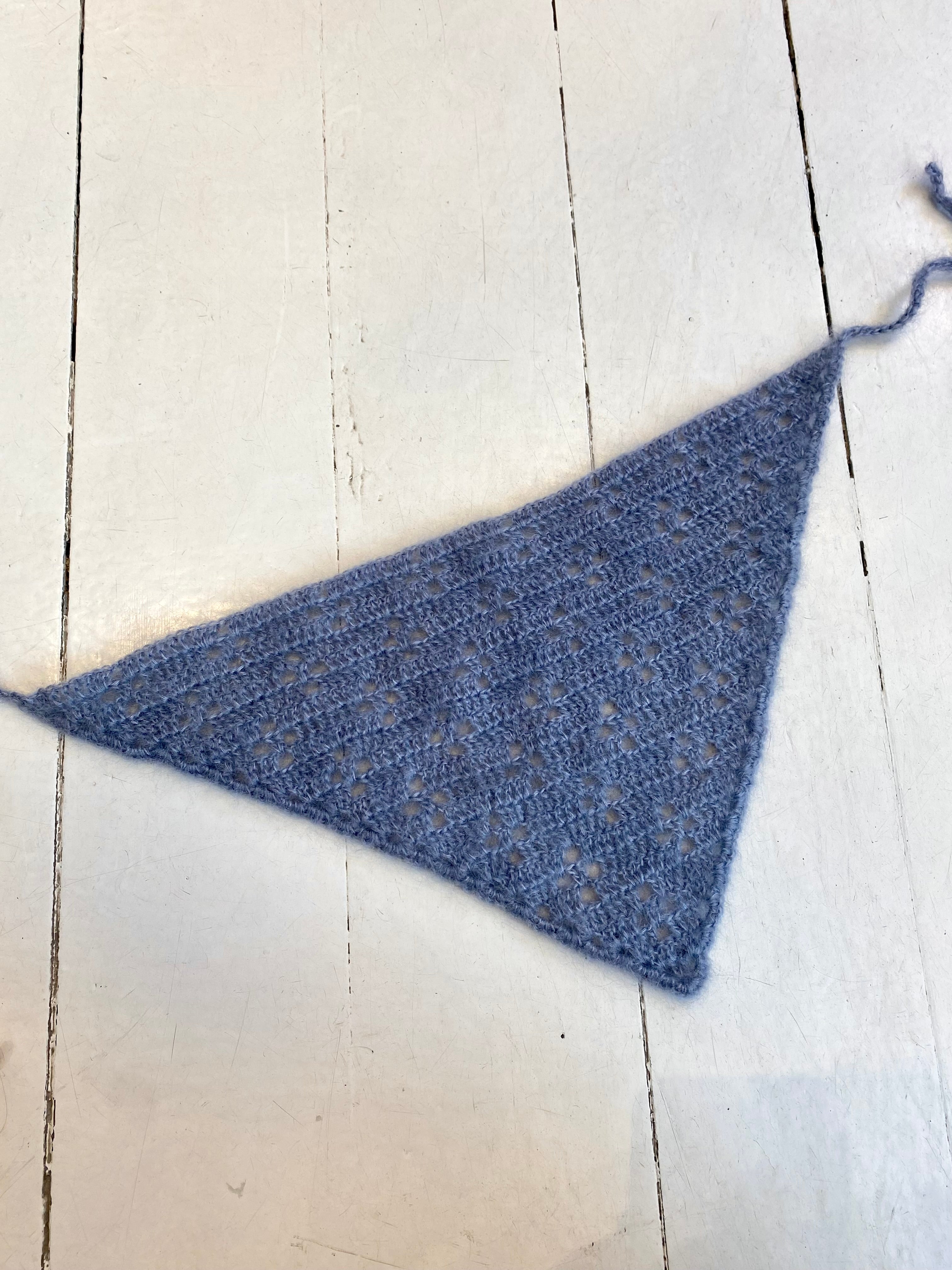 Bandana nr. 9 (støvet blå)