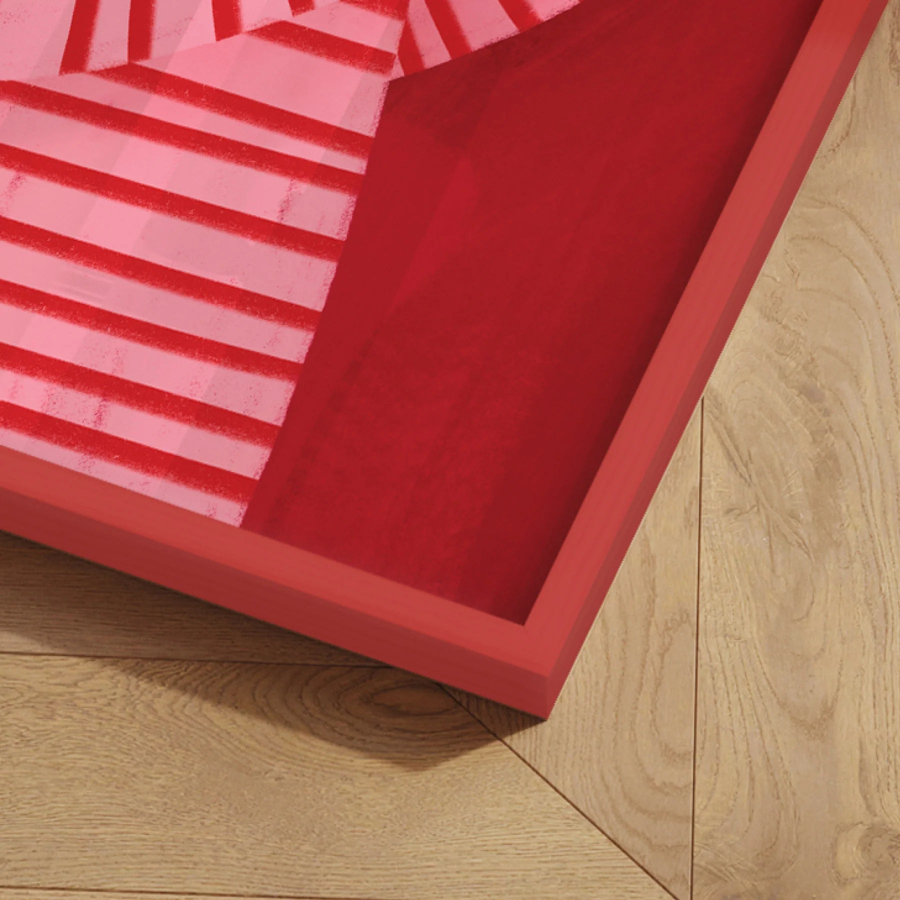 Ramme - Slim sunset red