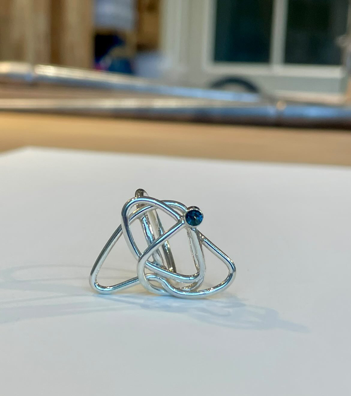 Viklet sølvring (str. 54)