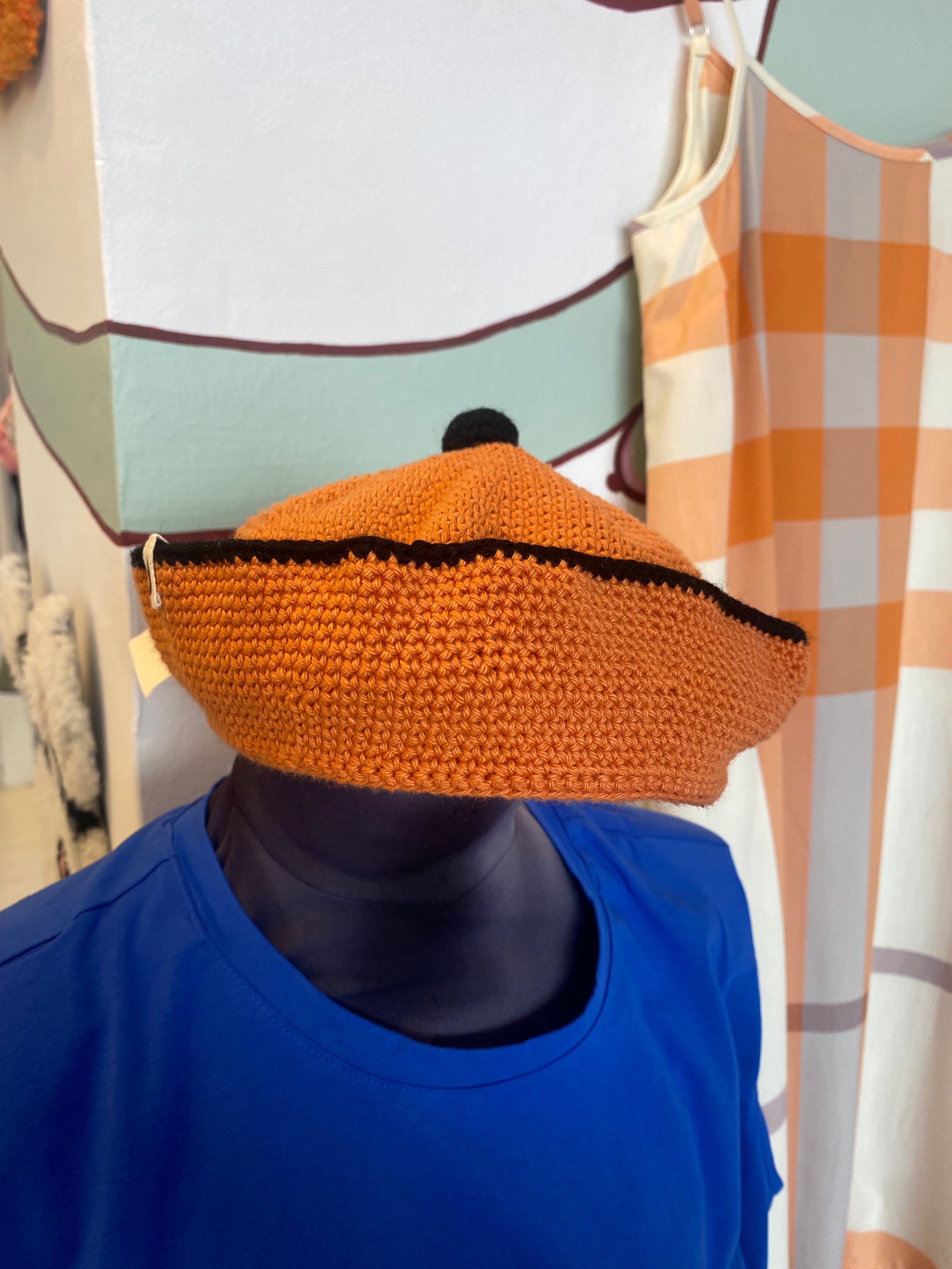Sailor hat, orange M