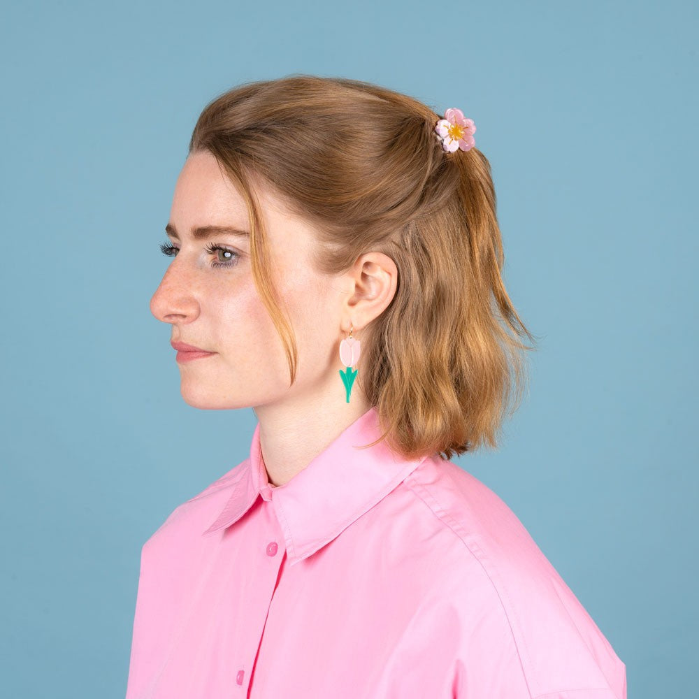 Mini cosmos hårklemme