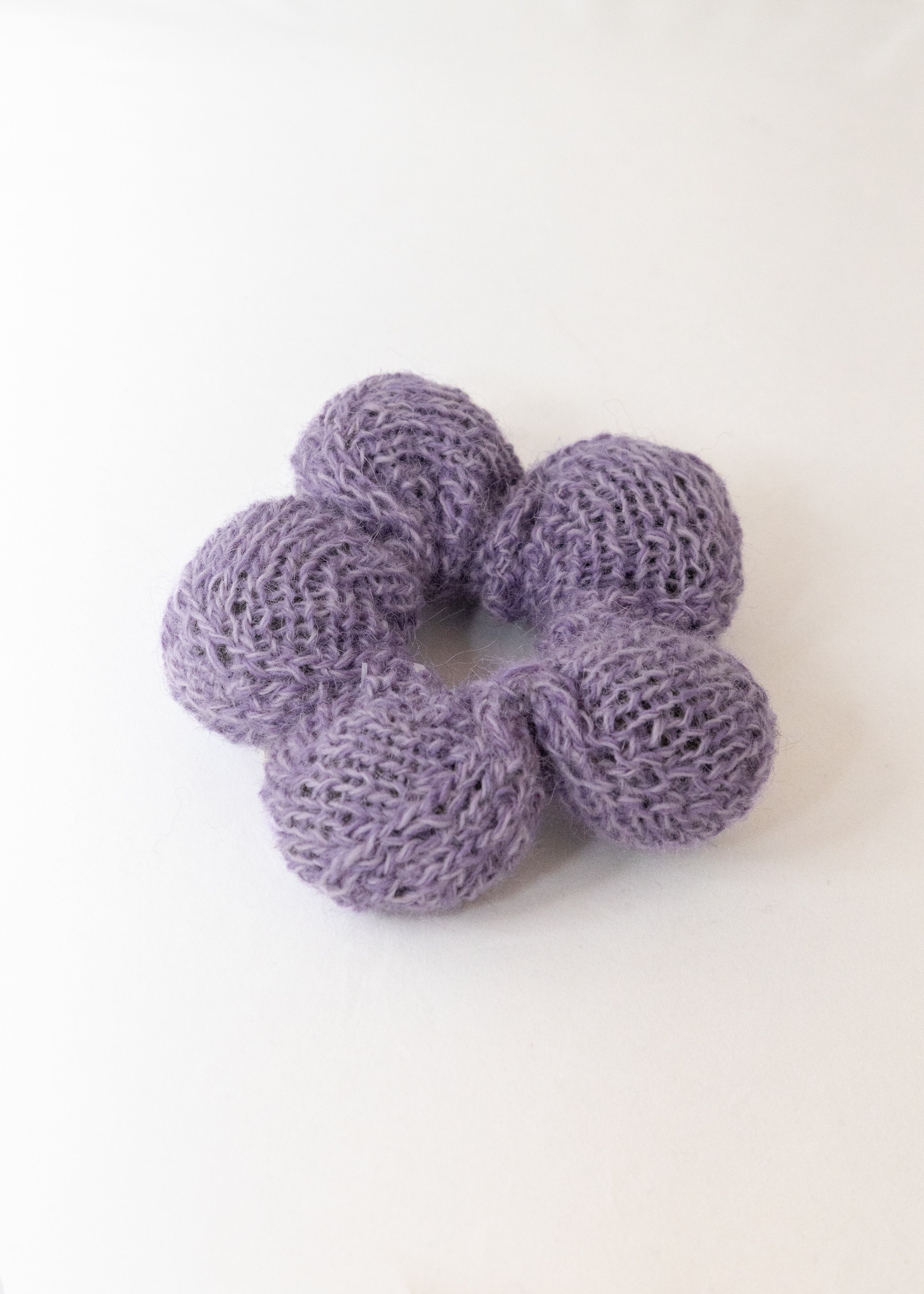 Flower Scrunchie lyselilla