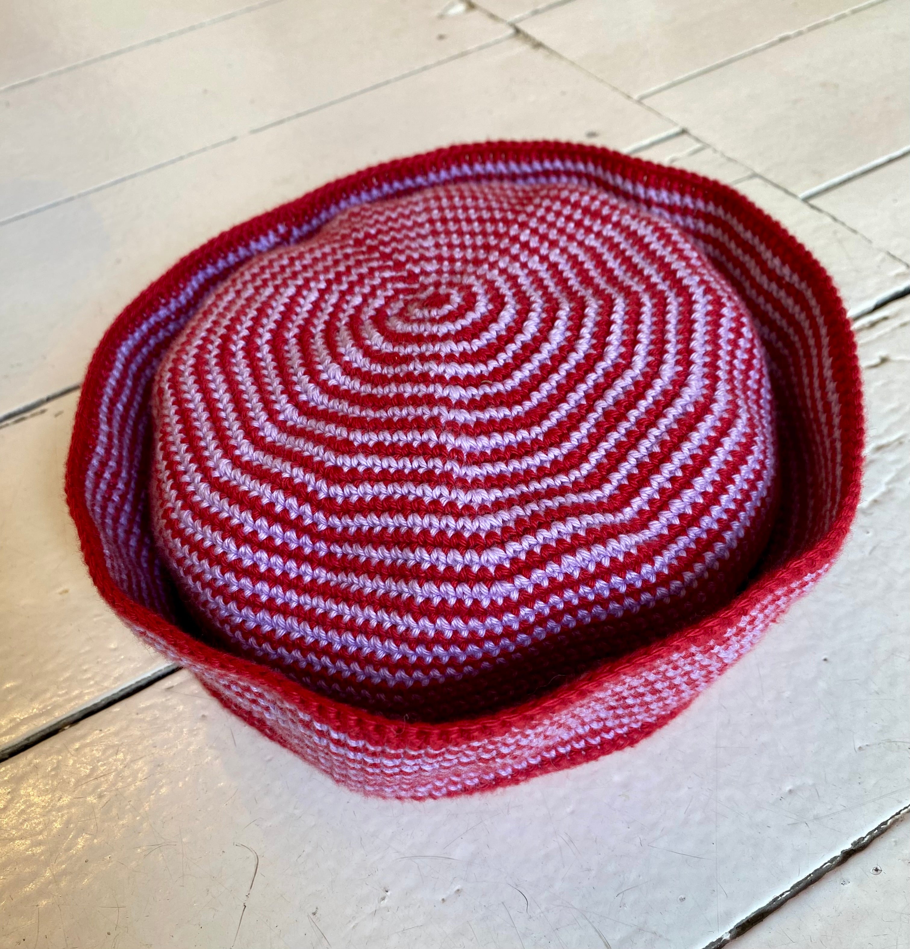 Sailor hat 9 (Rød/Lilla)
