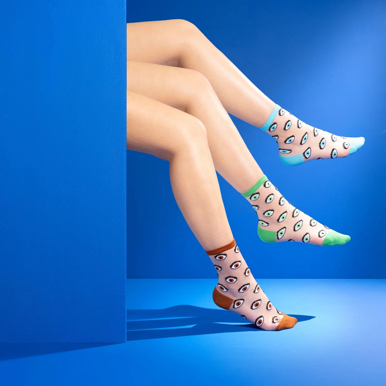 Brun øje socks, sheer