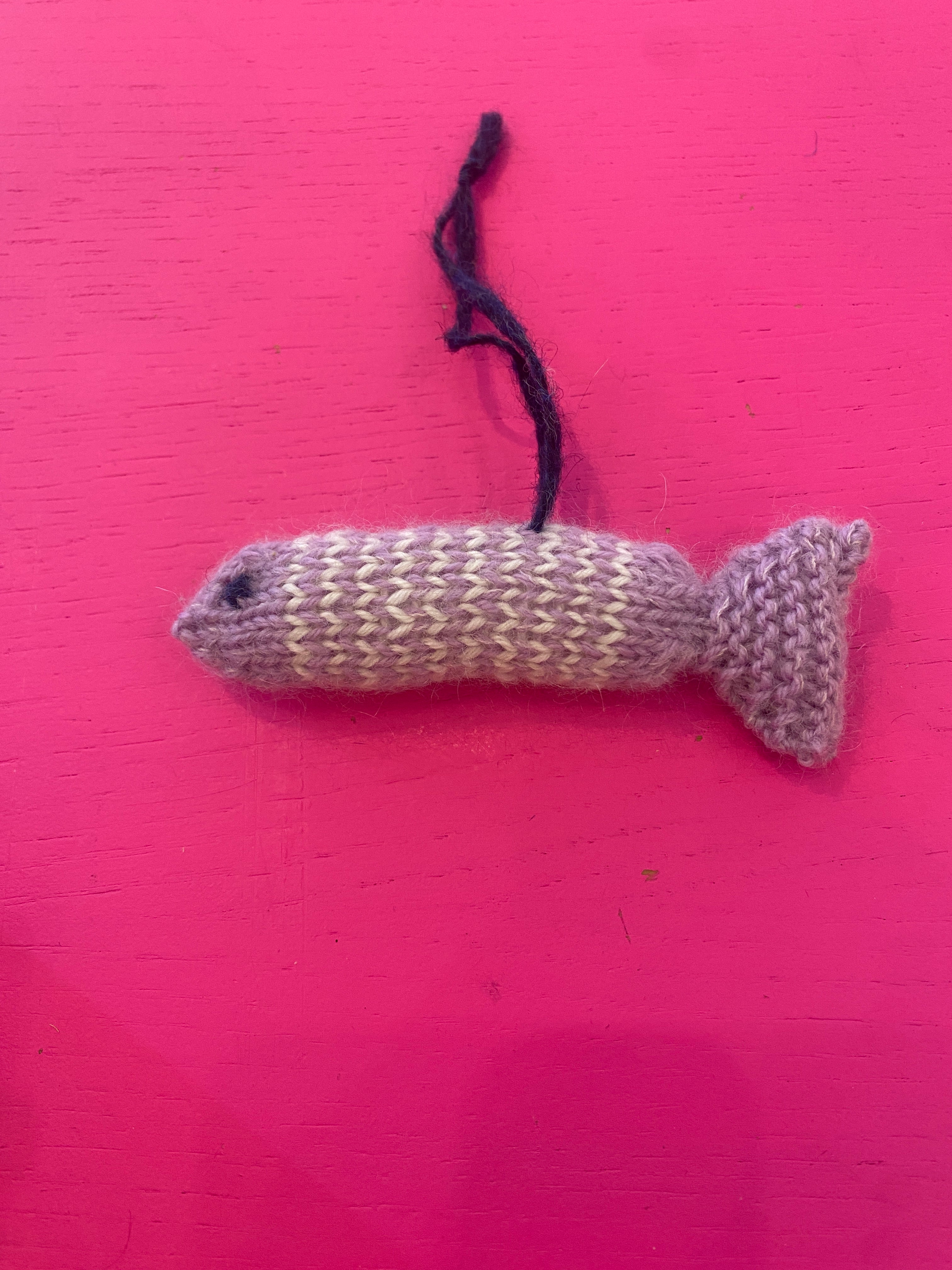 Handknit fish 5
