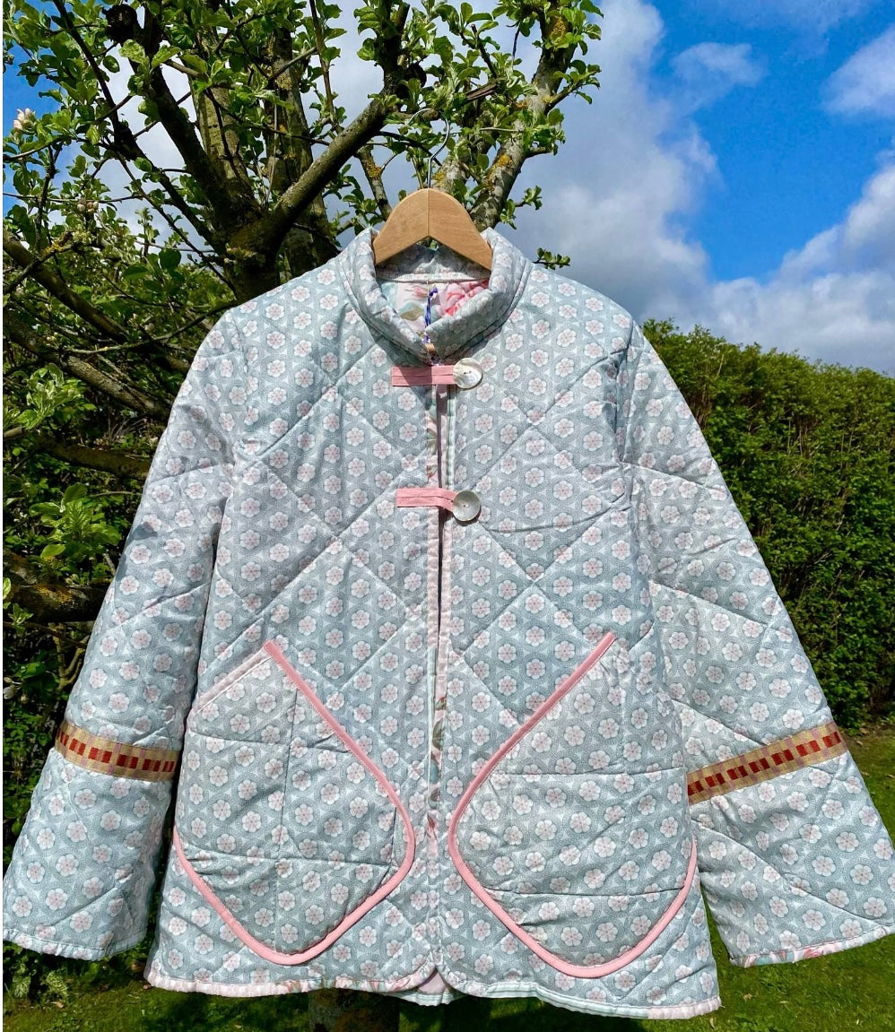 Unika jakke blomstret