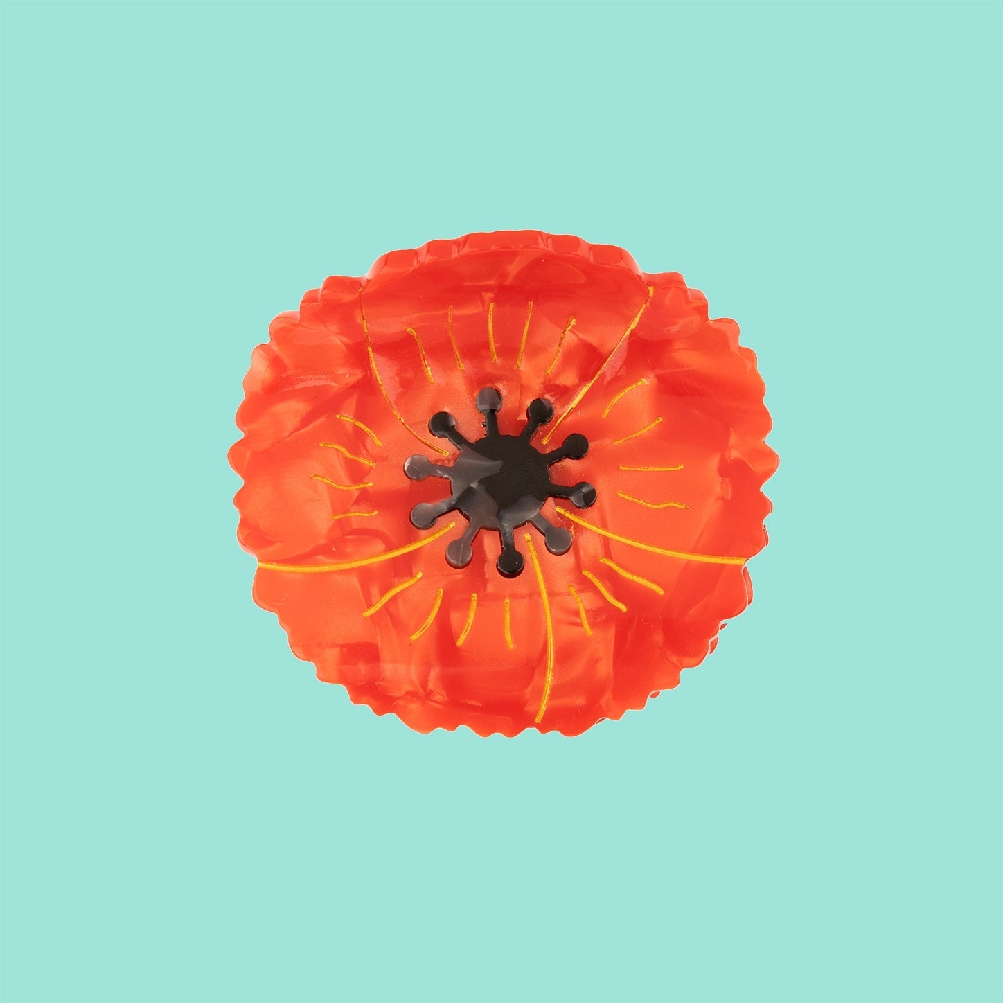 Poppy, hair clip