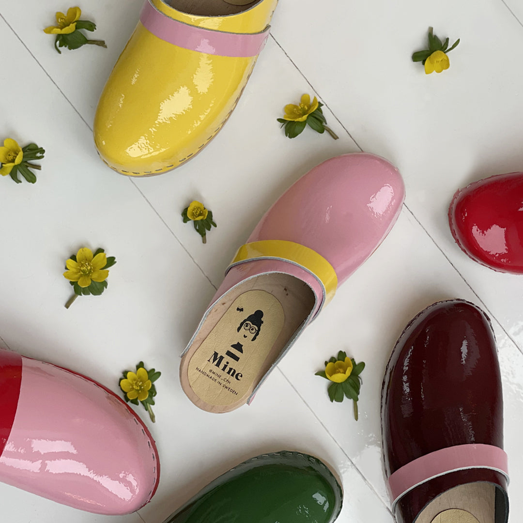 Træsko / Clogs Bordeaux