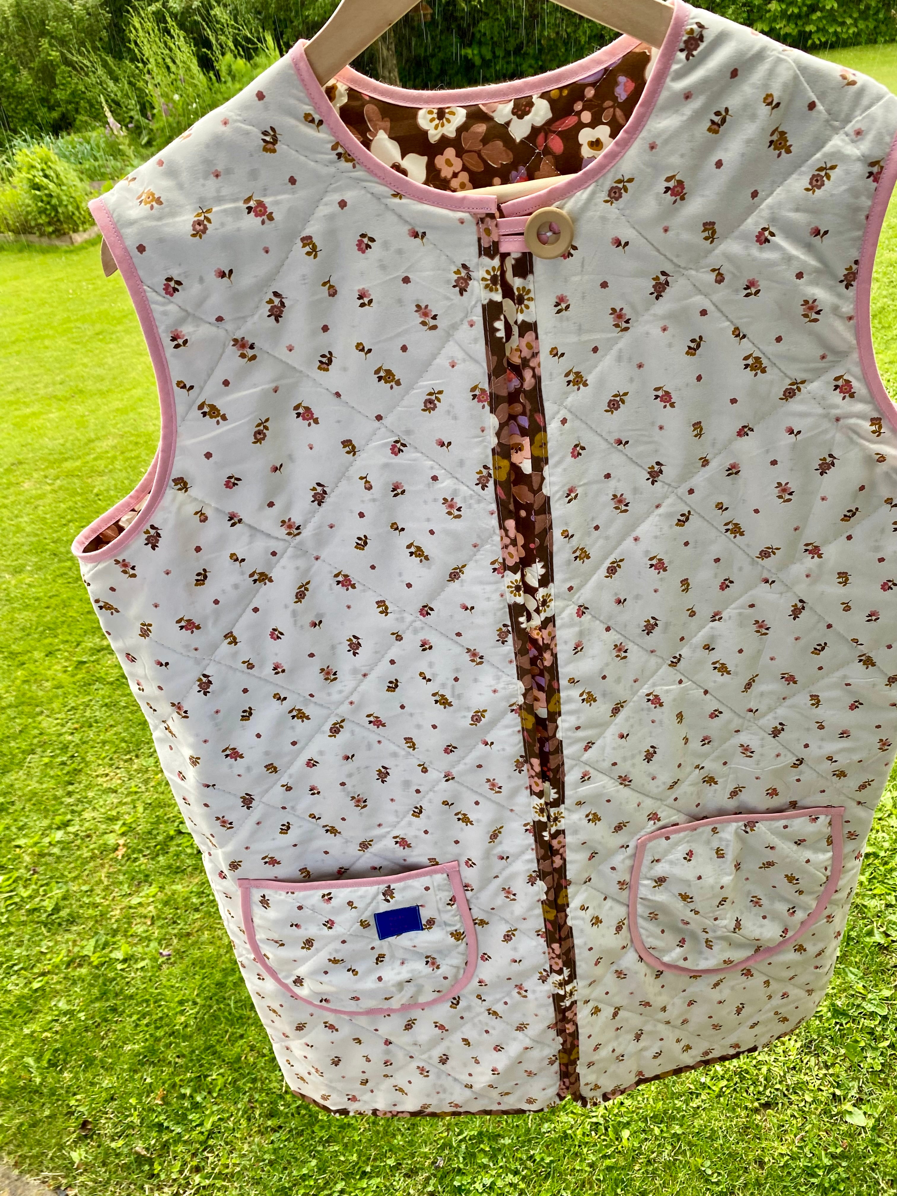 Unique Flower vest - long