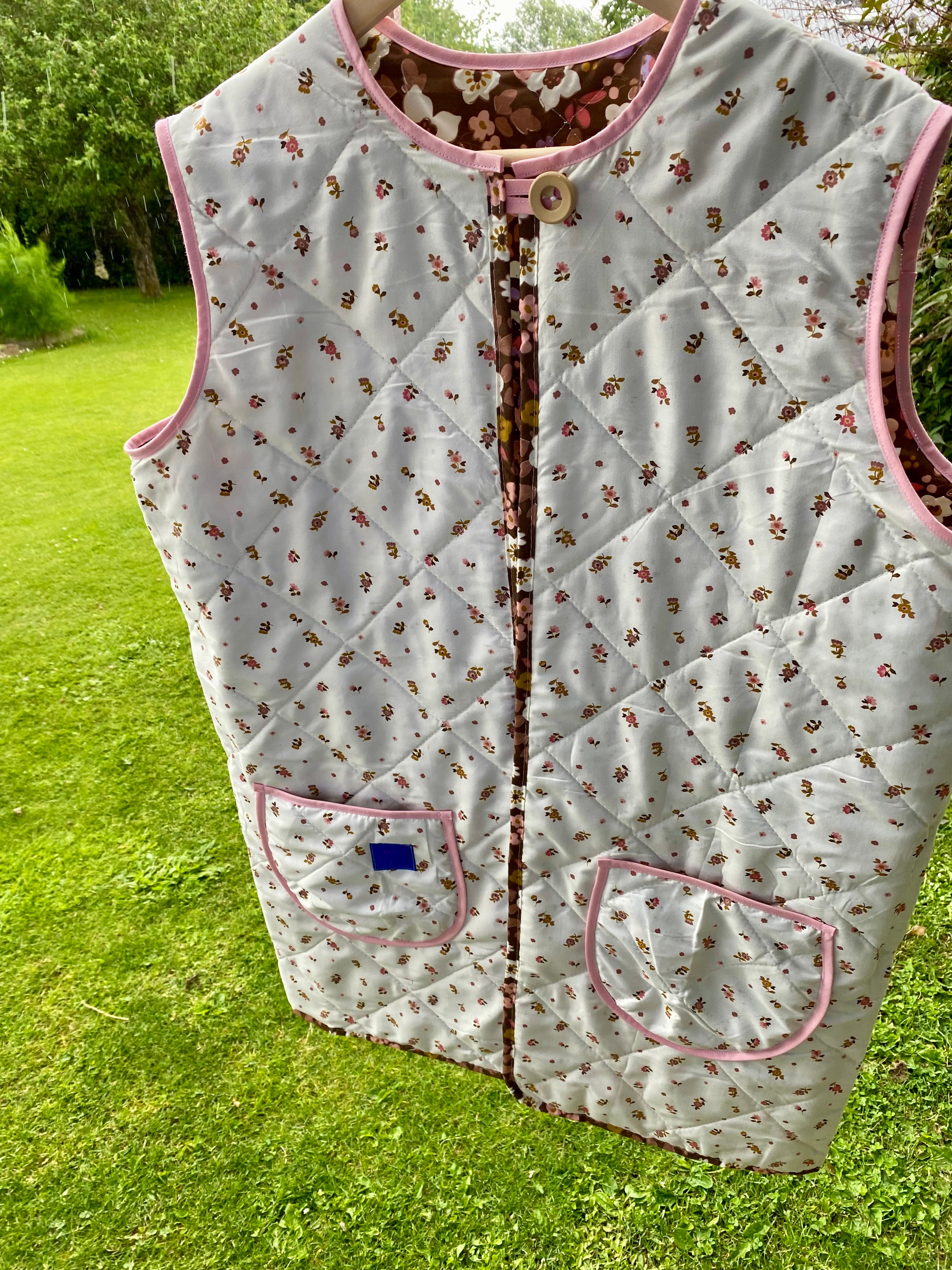 Unique Flower vest - long