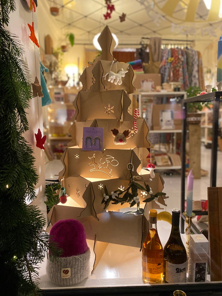 Cardboard Christmas tree