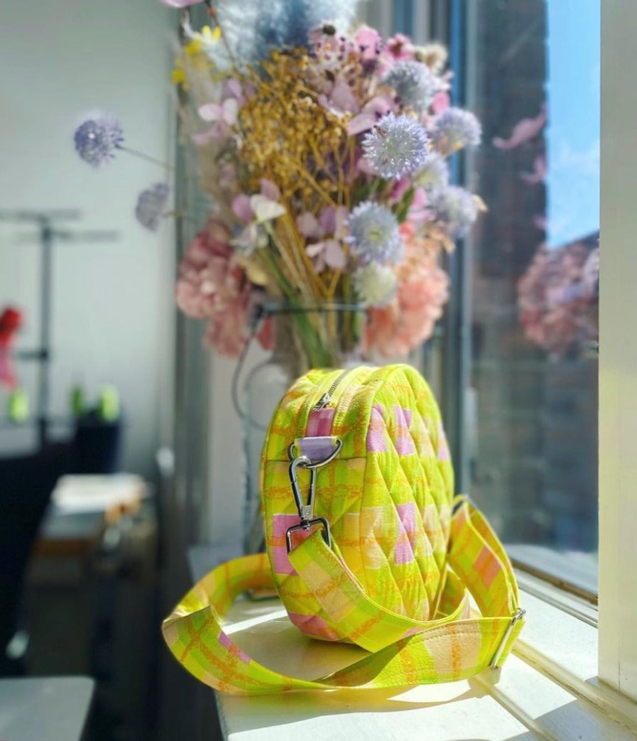 Lime/Lilac Circle bag