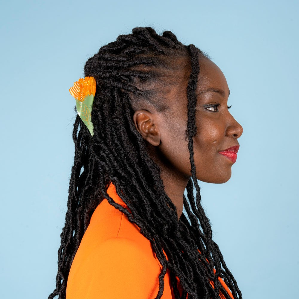 Calendula, hair clip