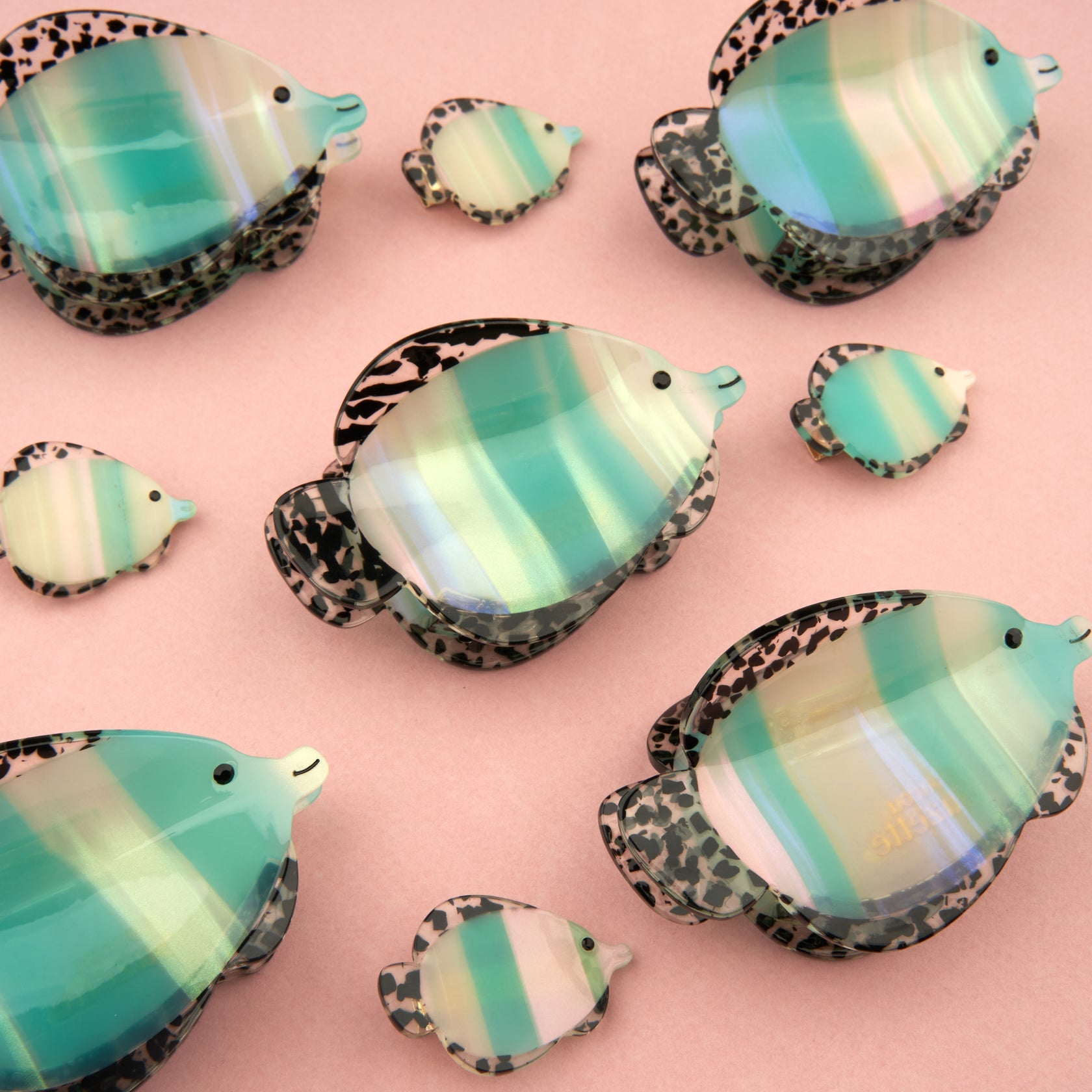 Tropical fish, hair clip