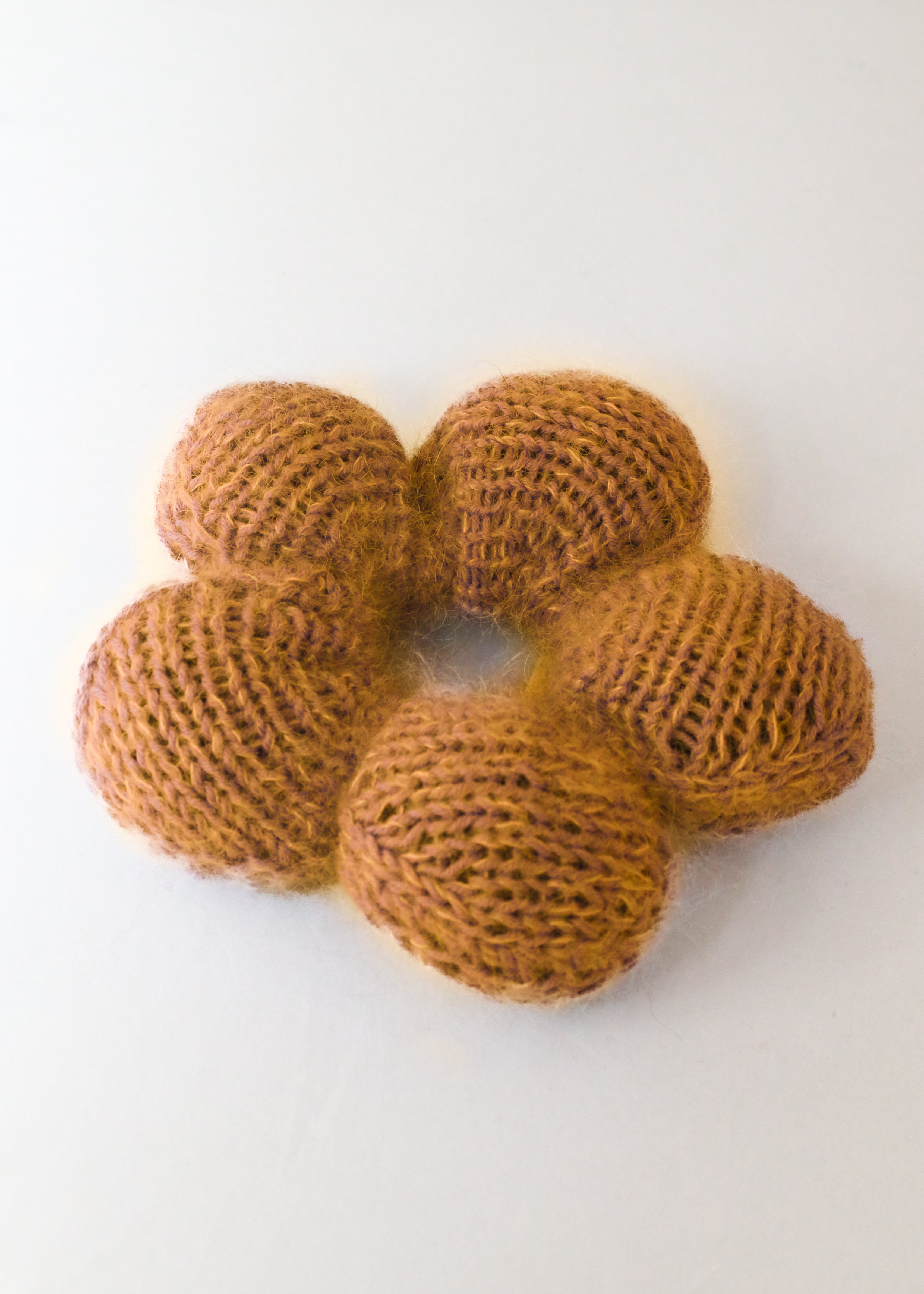 Flower Scrunchie sennepsgul