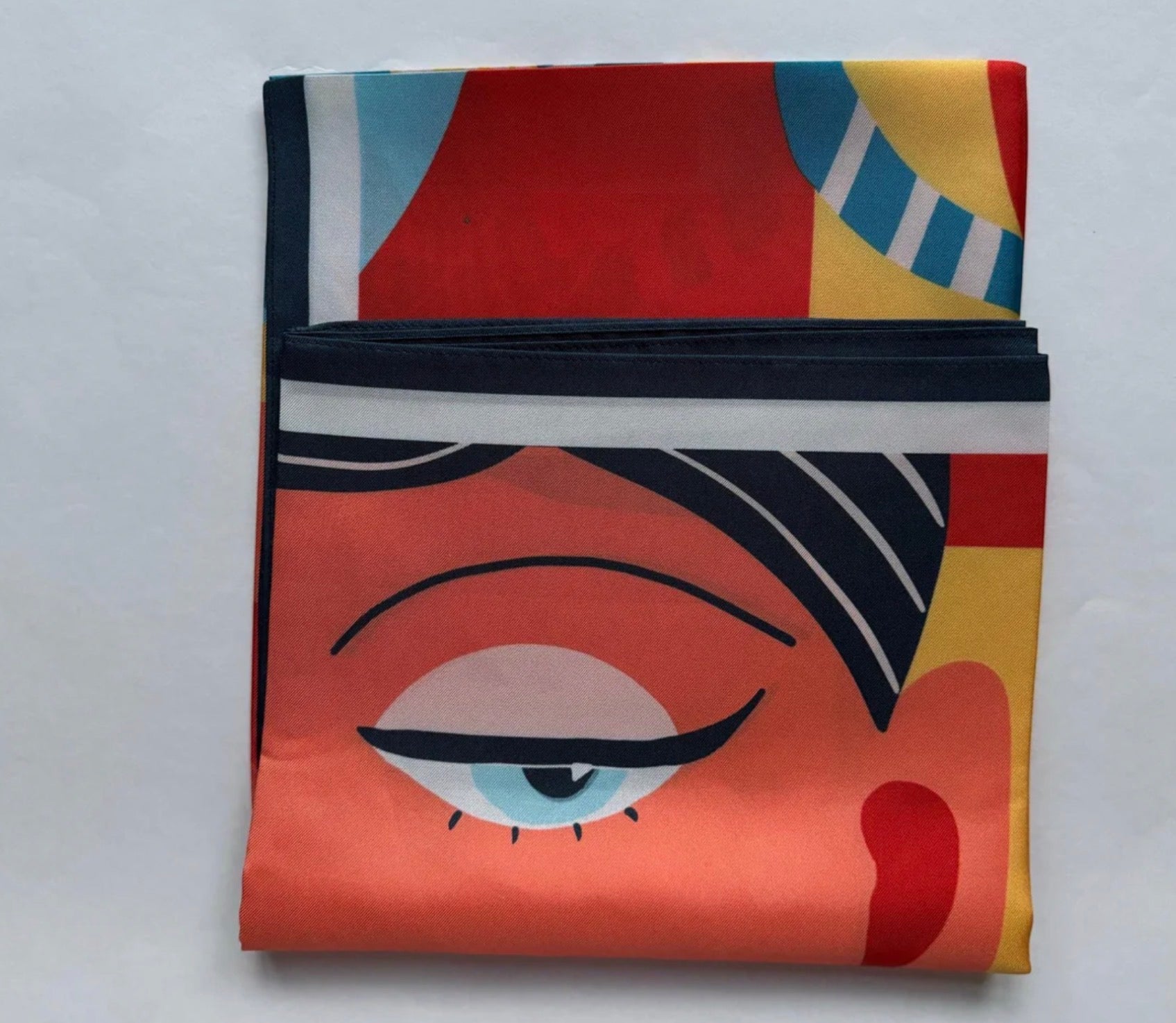 Silketørklæde, Riviera 65cm