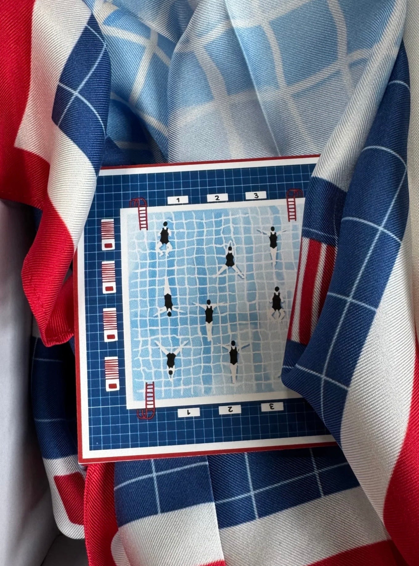 Silketørklæde, The Pool 65cm
