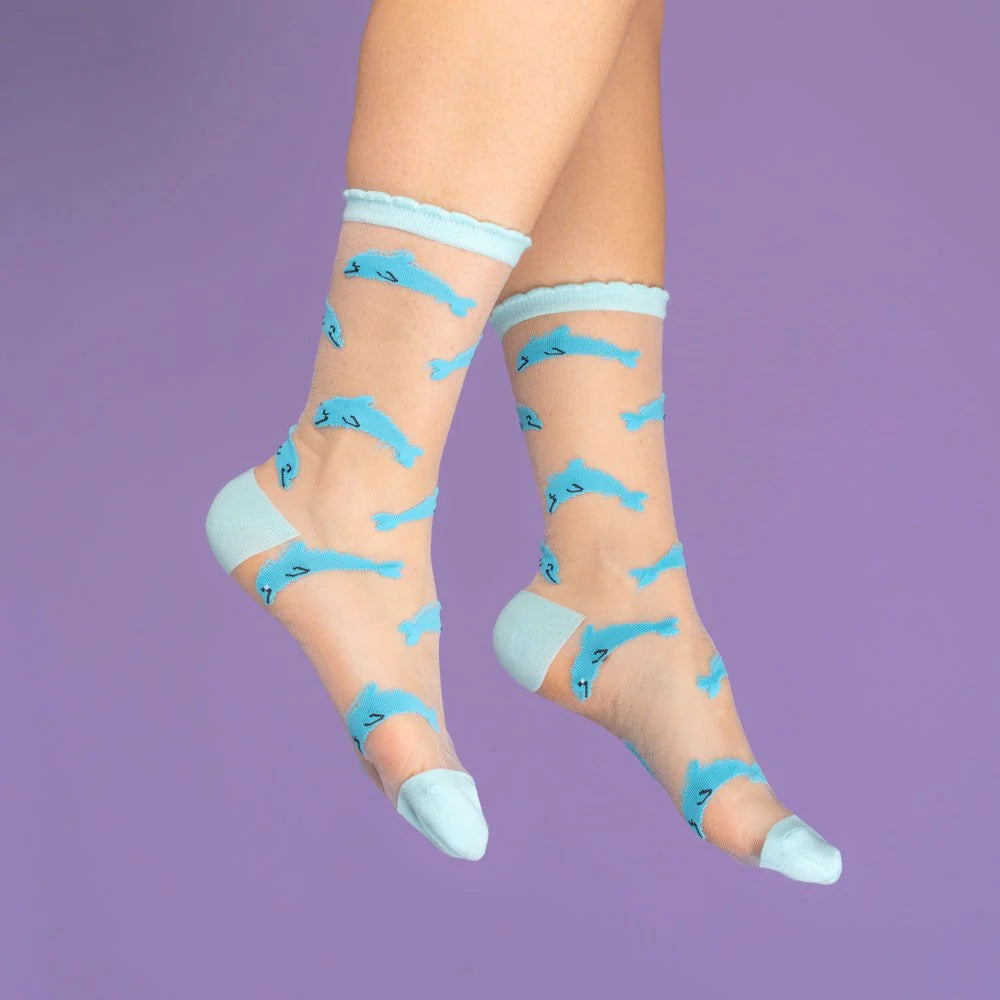Delfin socks, sheer
