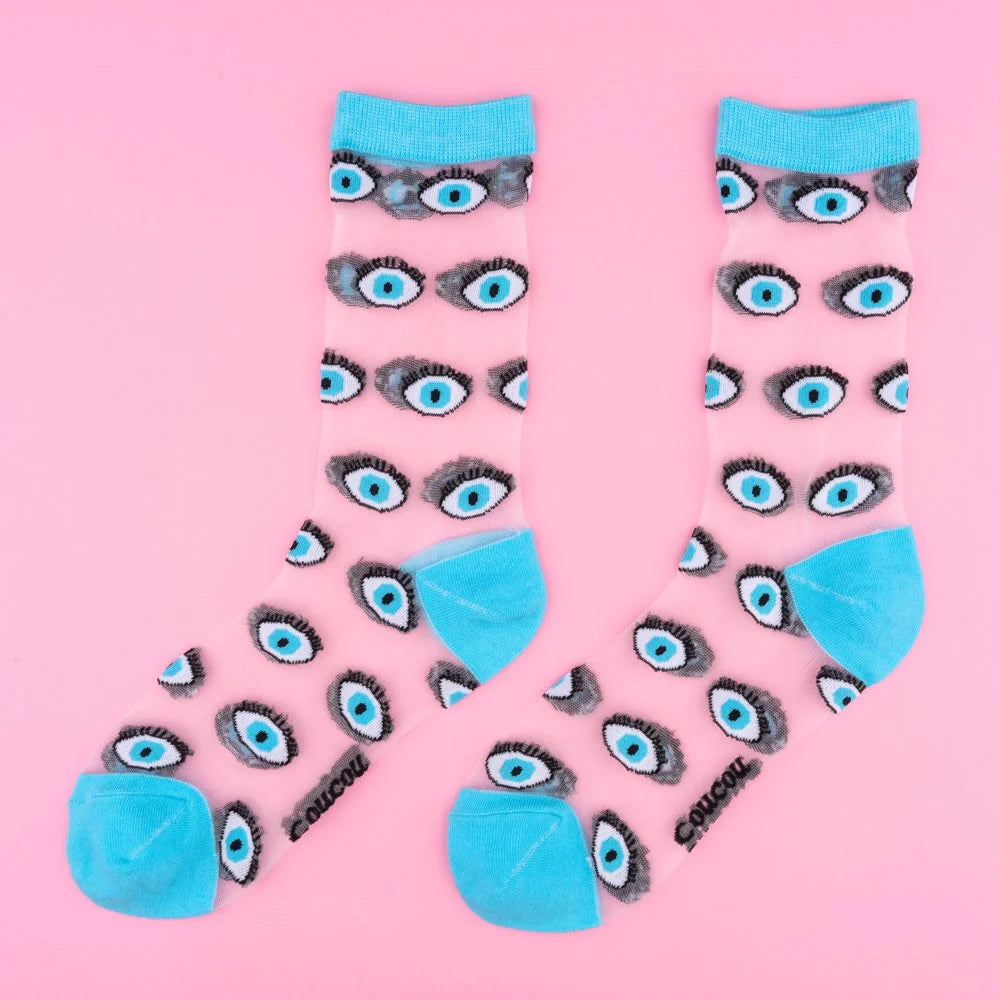 Øje socks, sheer