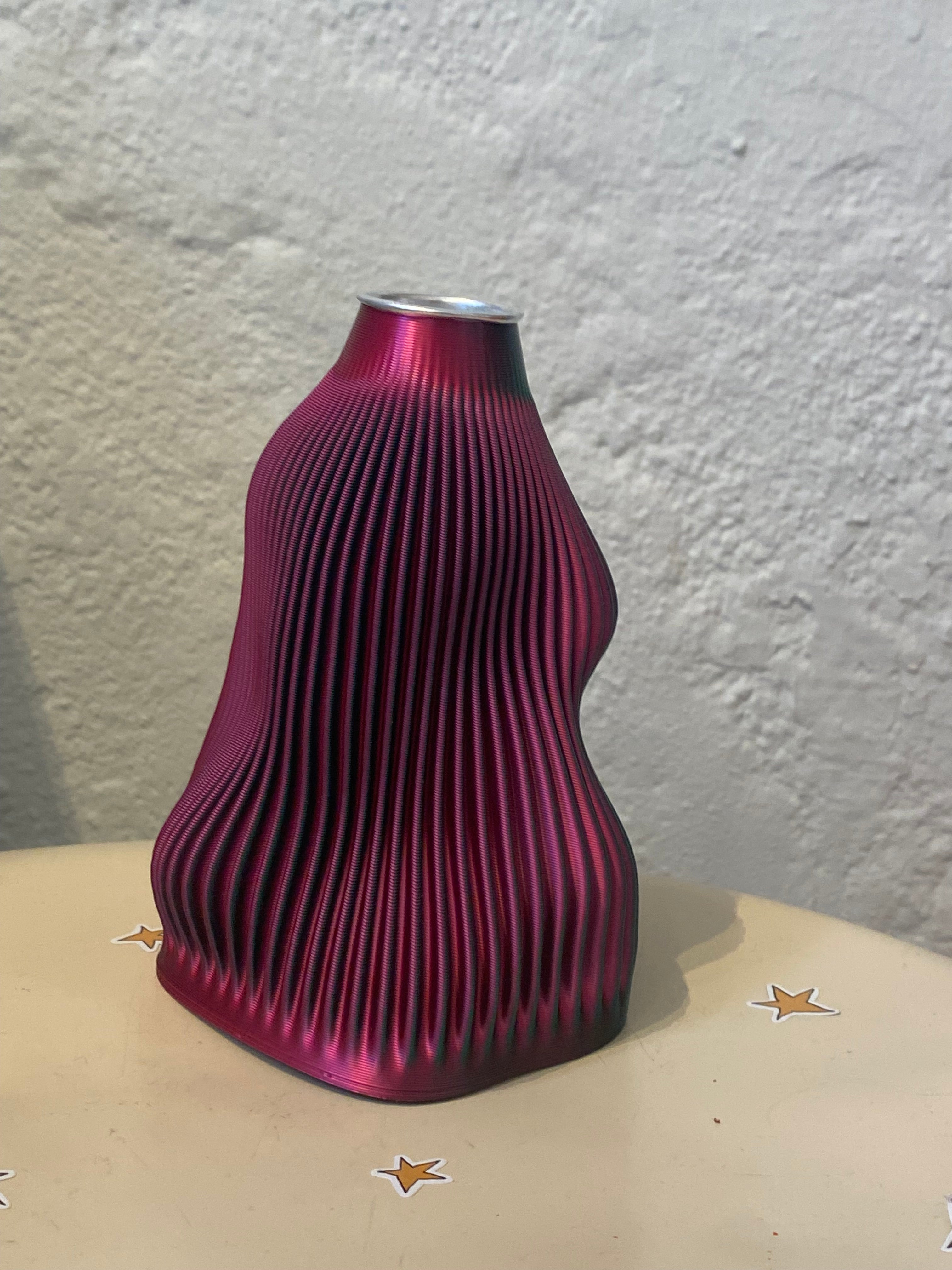 3D print candle holder - Raspberry Blush