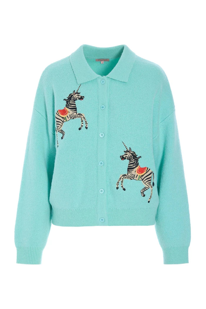 Alfie Knit Cardigan - Mint