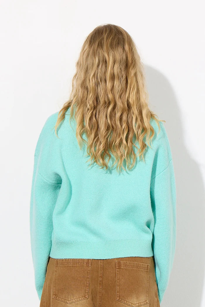 Alfie Knit Cardigan - Mint