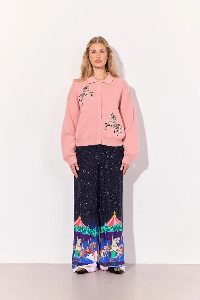 Alfie Knit Cardigan - Peach