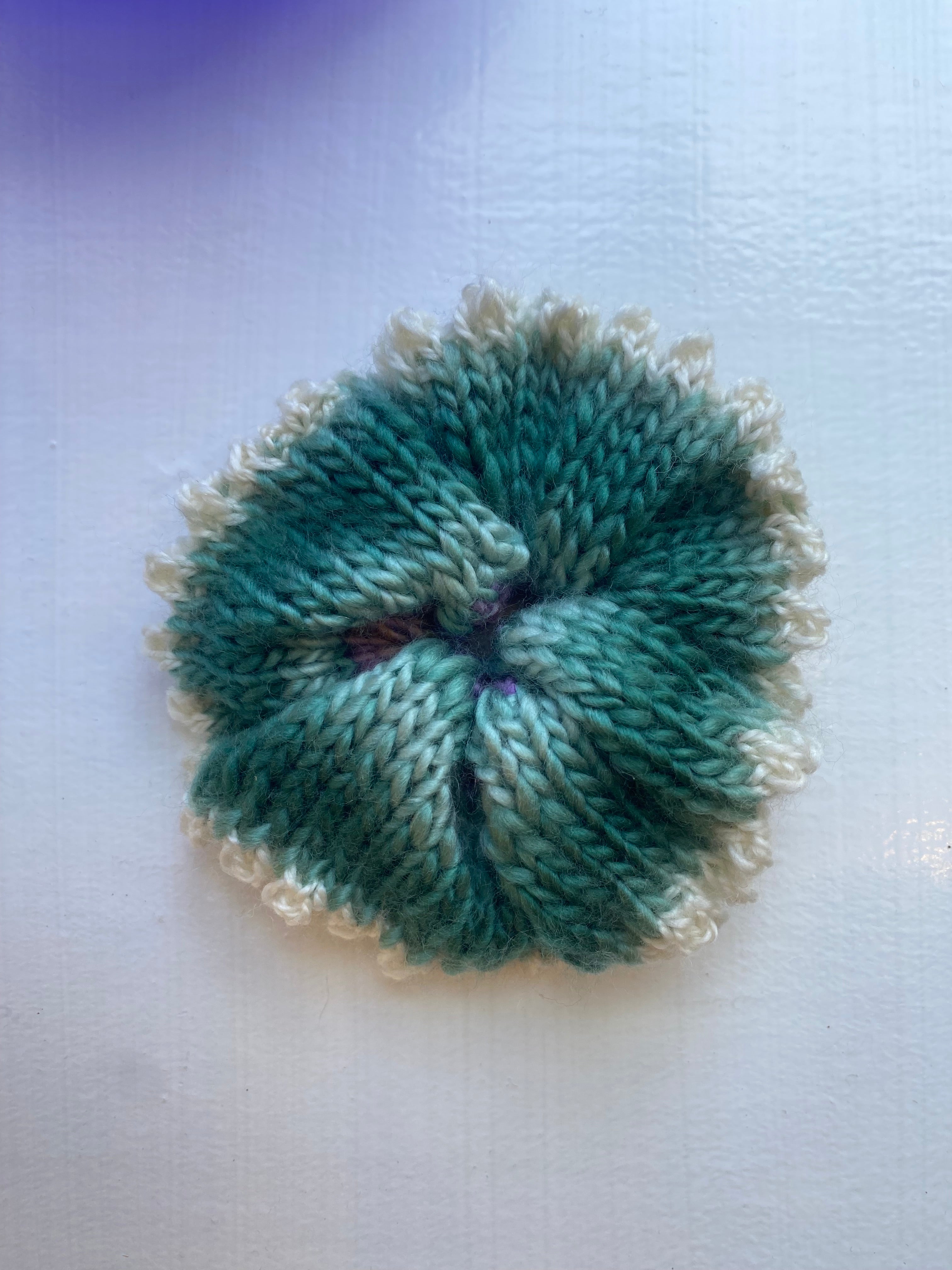 Scrunchie orange-grøn