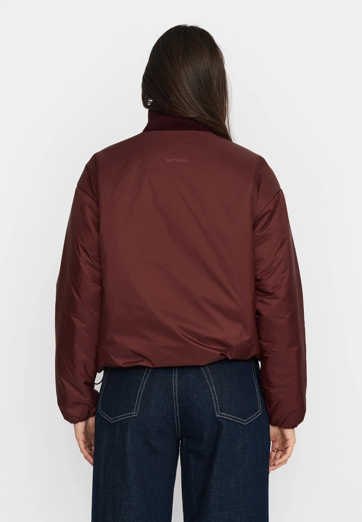 Bomber Jacket, Burgundy