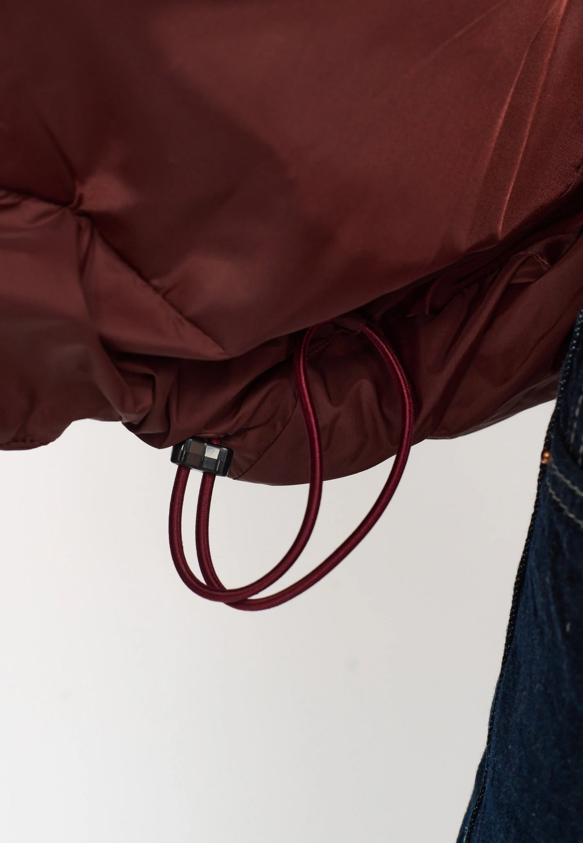 Bomber Jacket, Burgundy