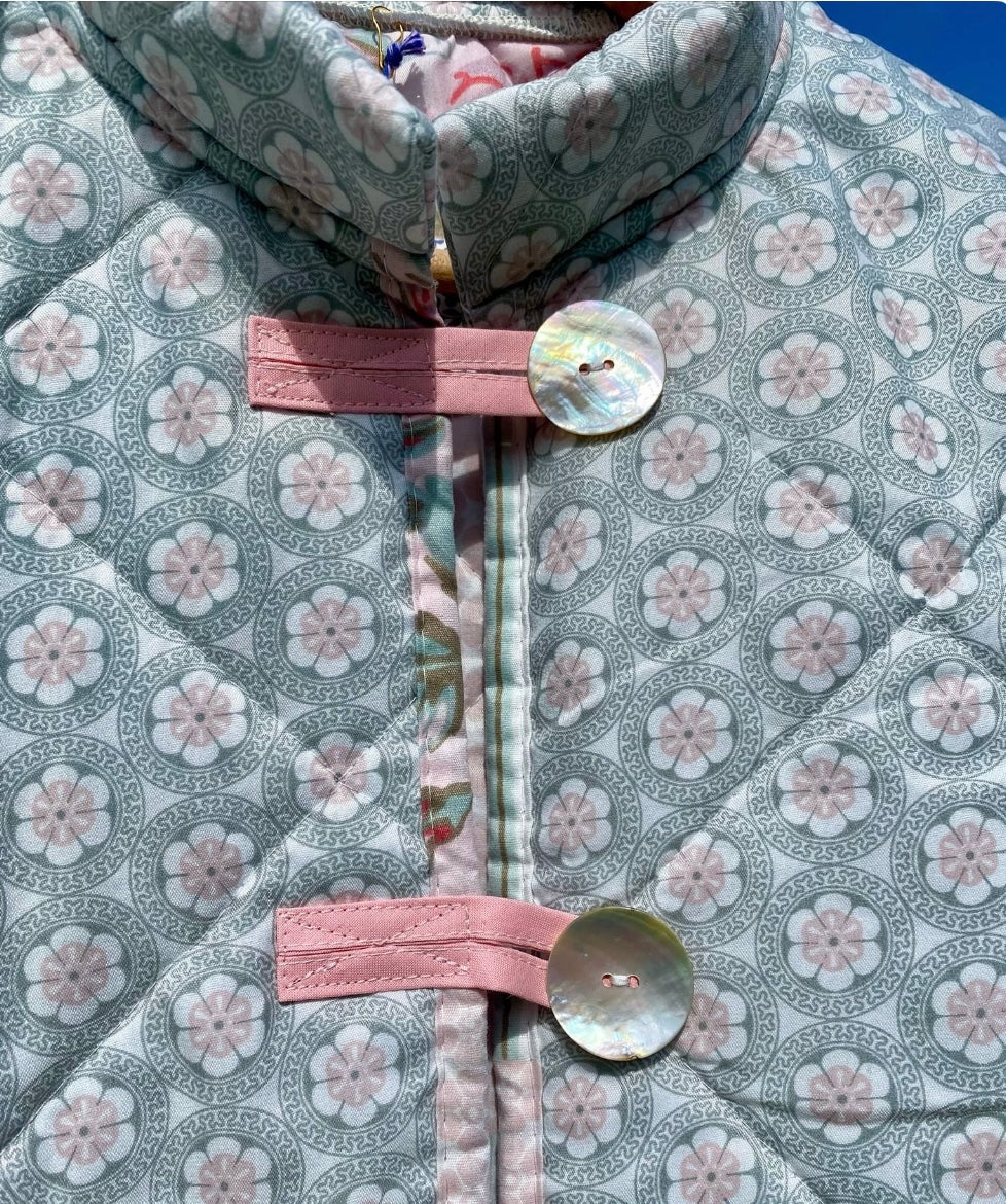 Unika jakke blomstret