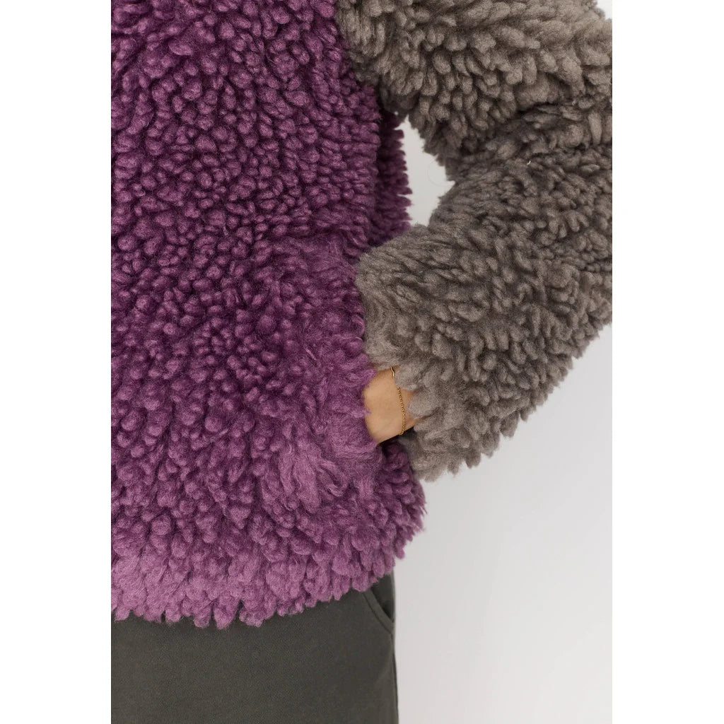 Chunky Block Teddy - Pigeon grey