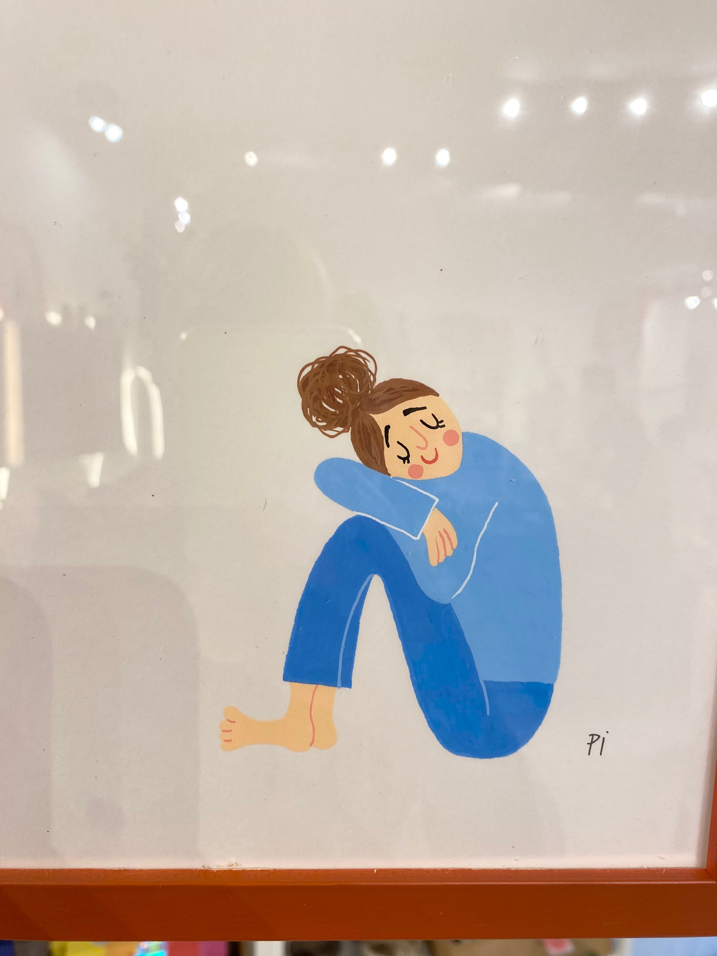 Et lille kram - A4 Original i ramme