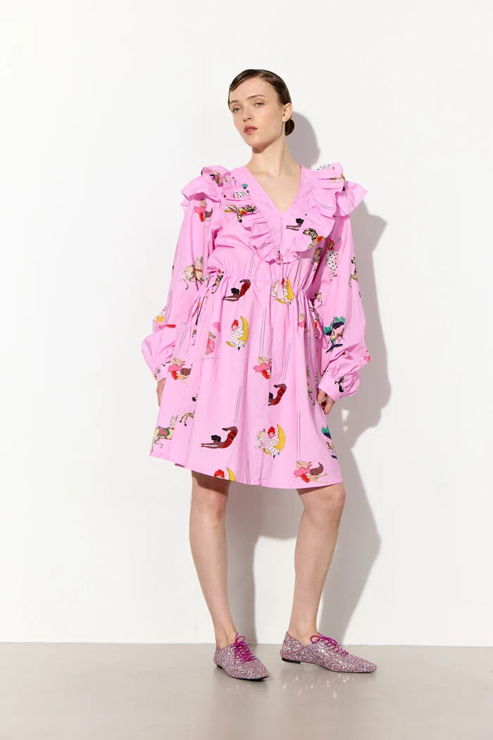 Floss Dress - Pink Showstopper art print