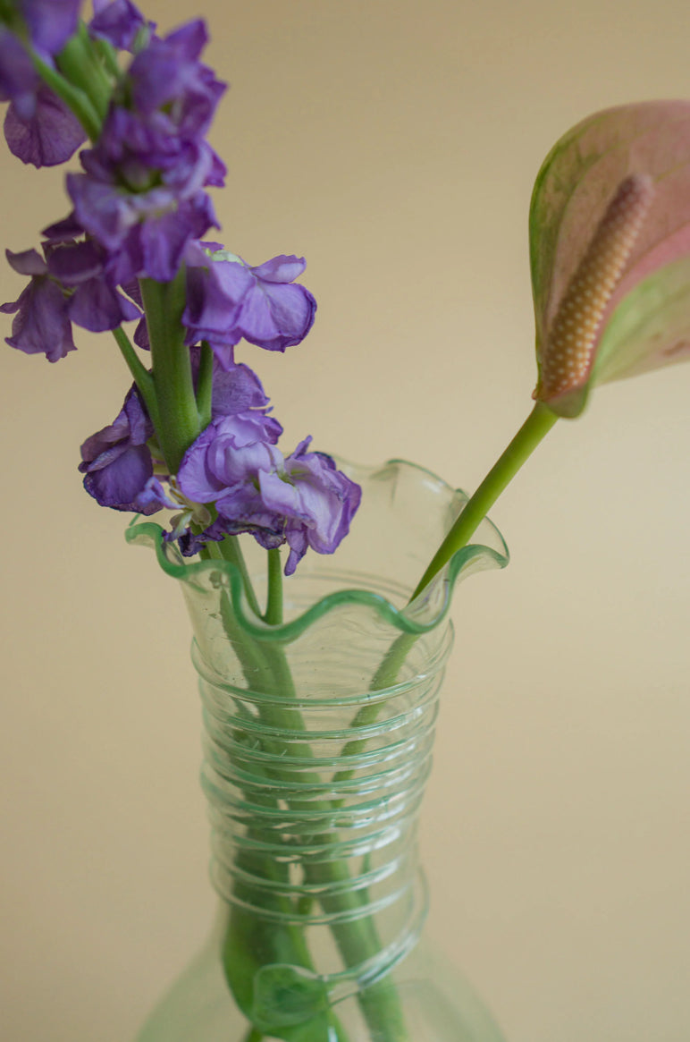 Små mundblæste glasvaser