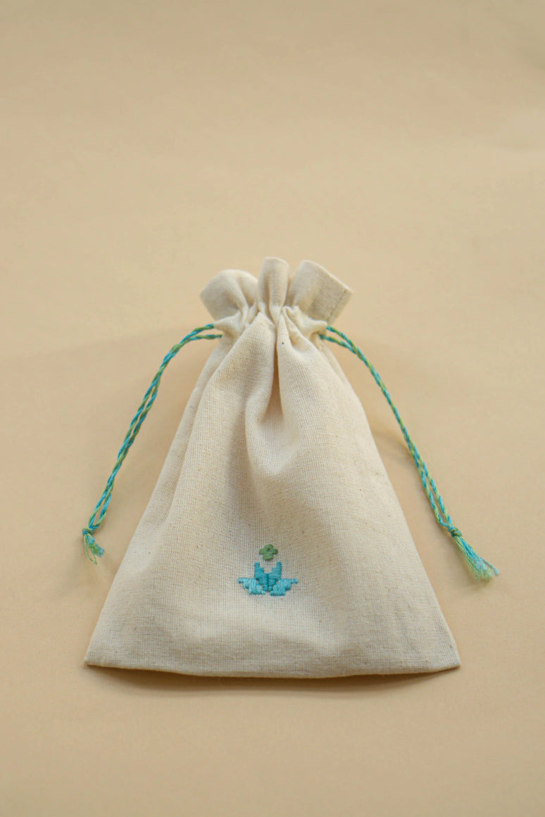 Dråbe-halskæde med lapis lazuli