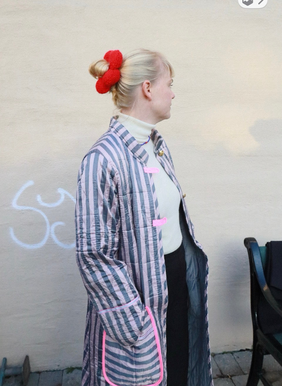 Unika frakke med striber