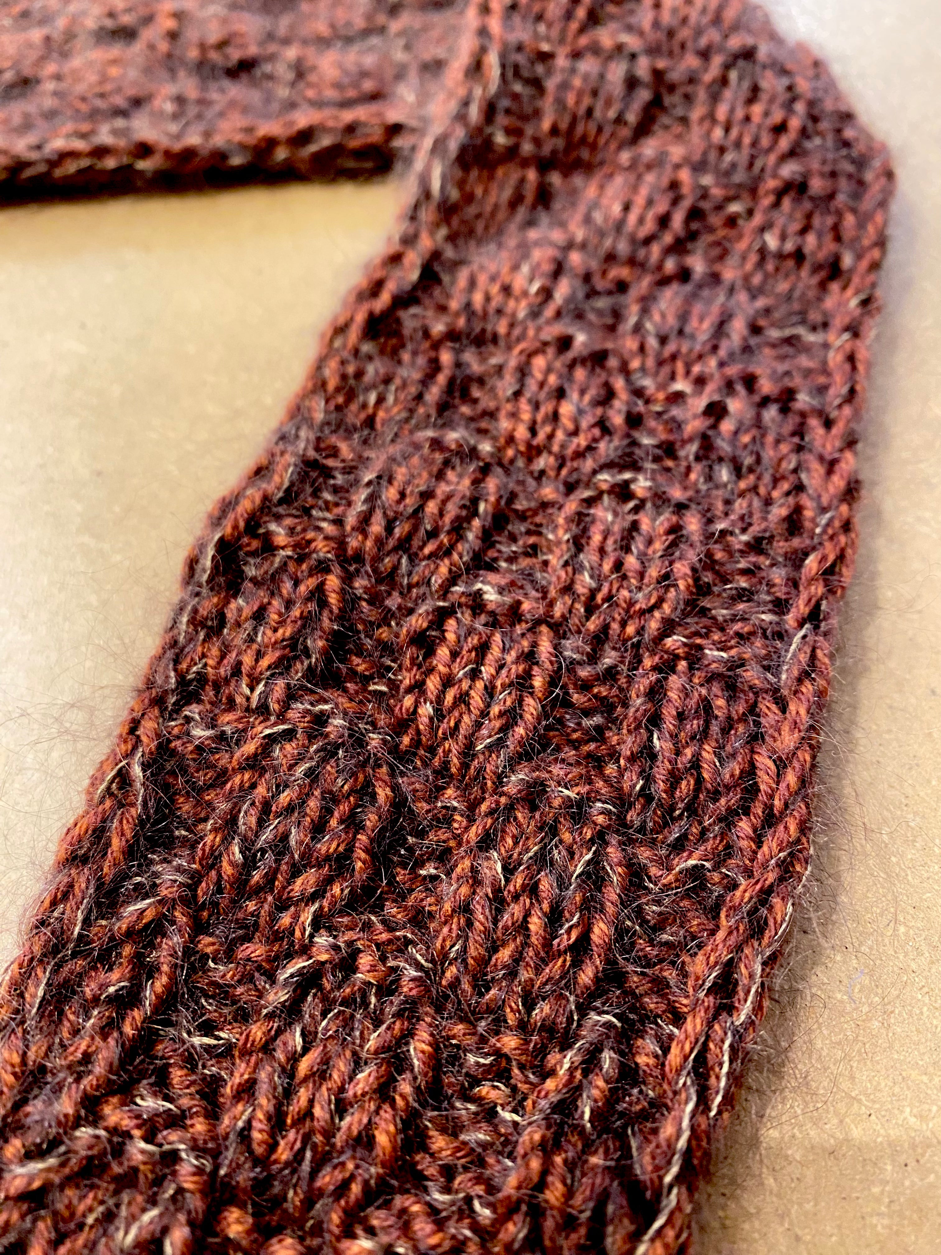 Rita Scarf Chokoladebrun