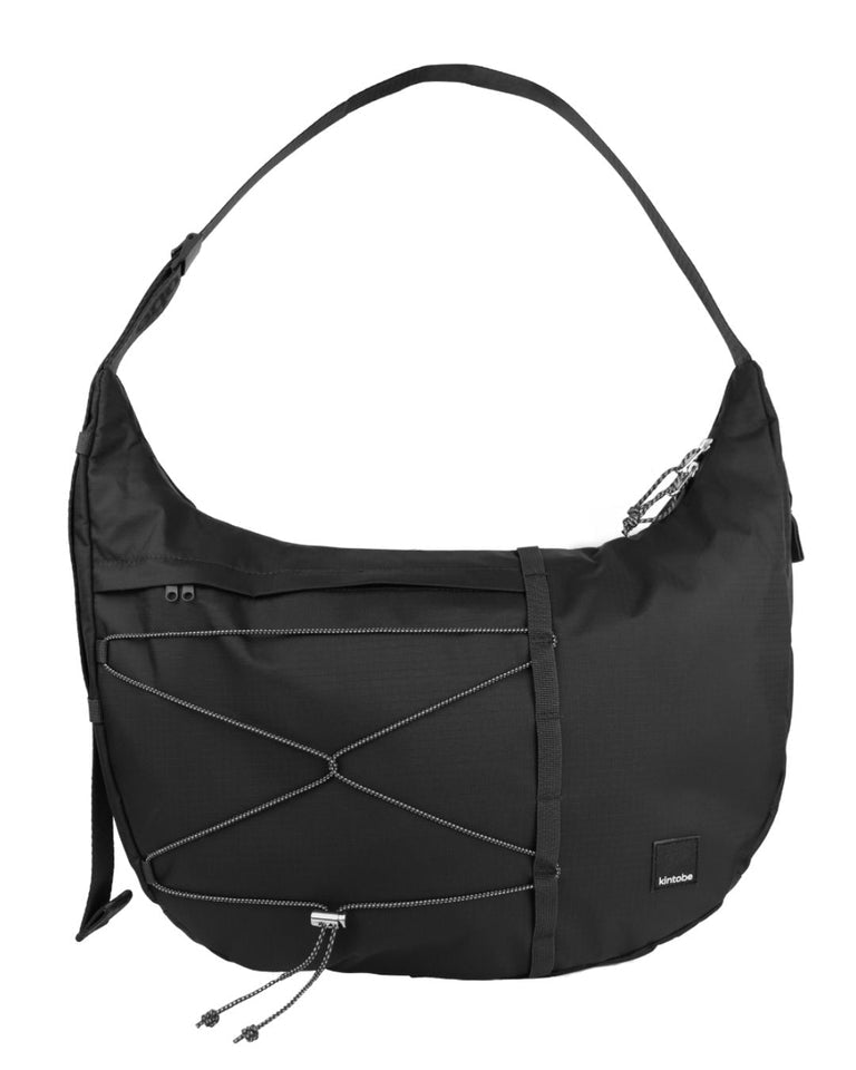 JUNO Half-moon taske - Jet black