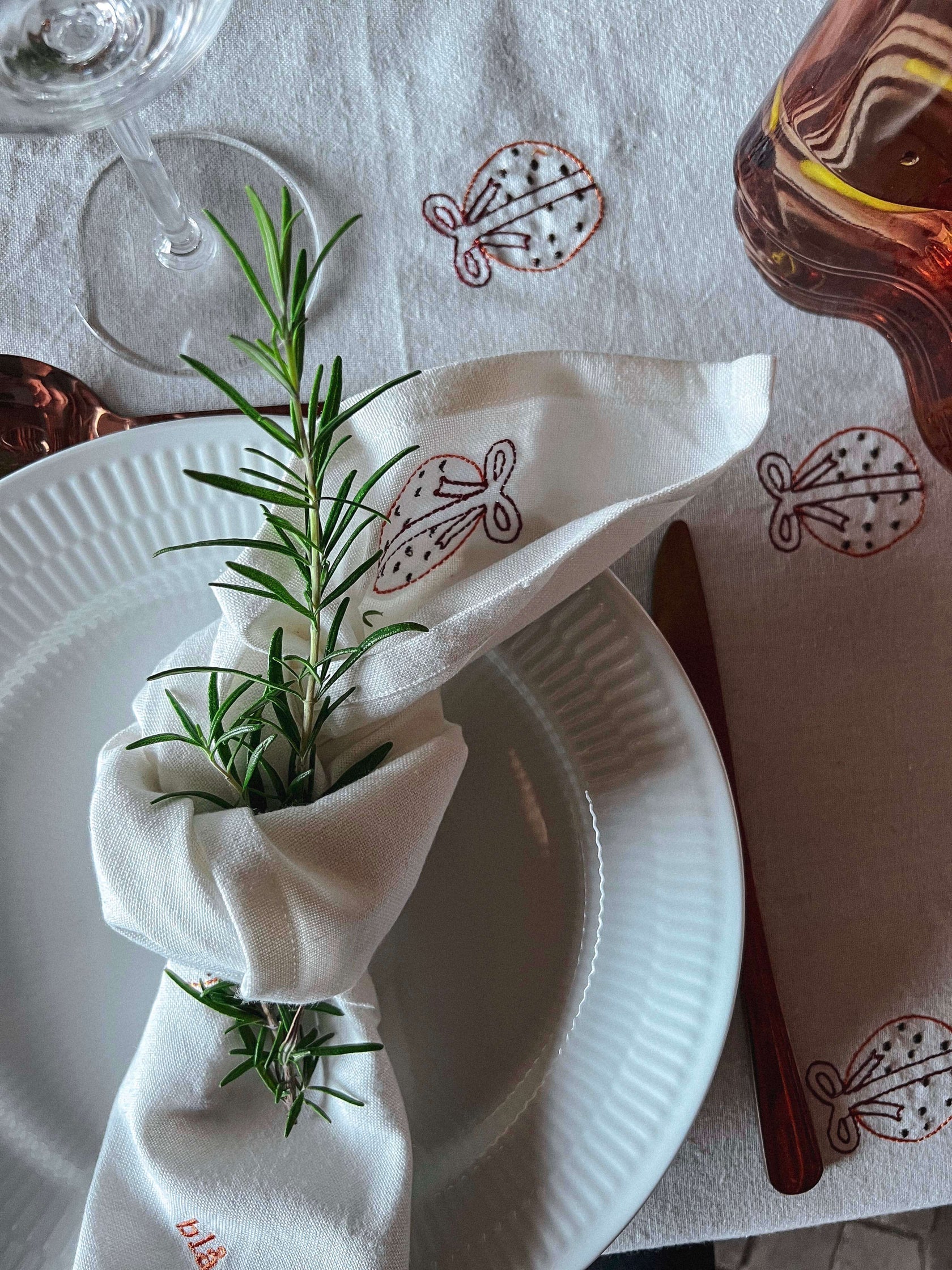 Stofservietter, Appelsin, 2pak