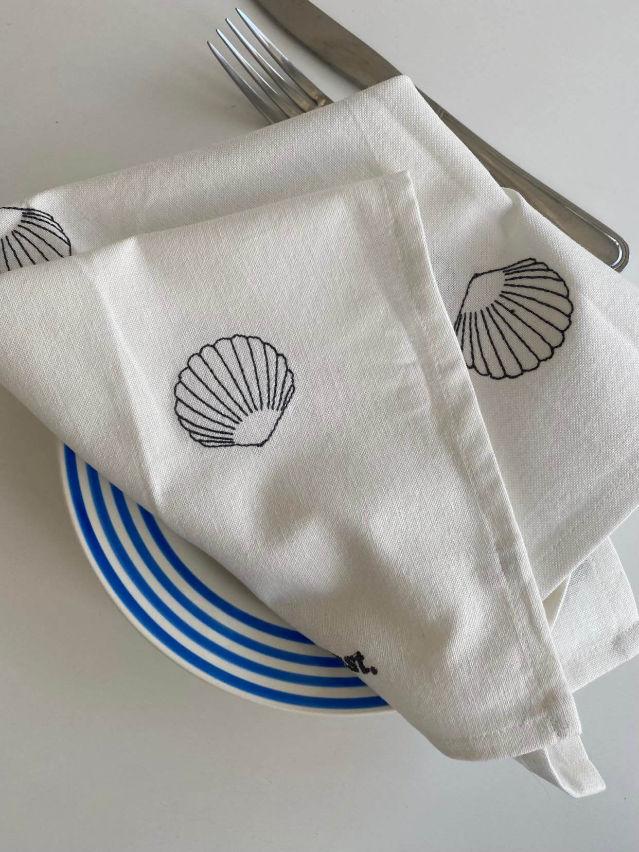 Stofservietter, Muslinger, 2pak