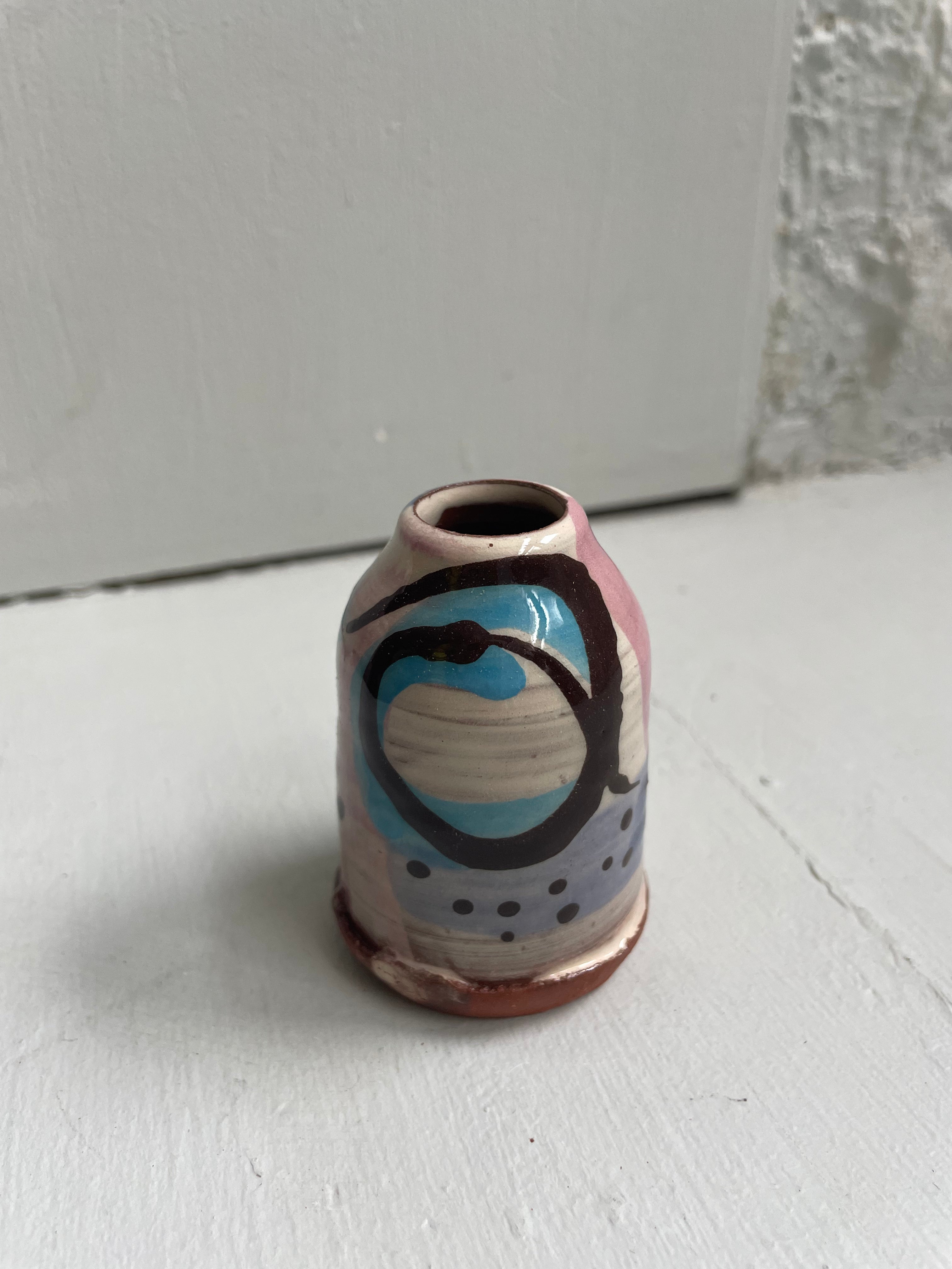 Abstrakt lille vase, nr. 12