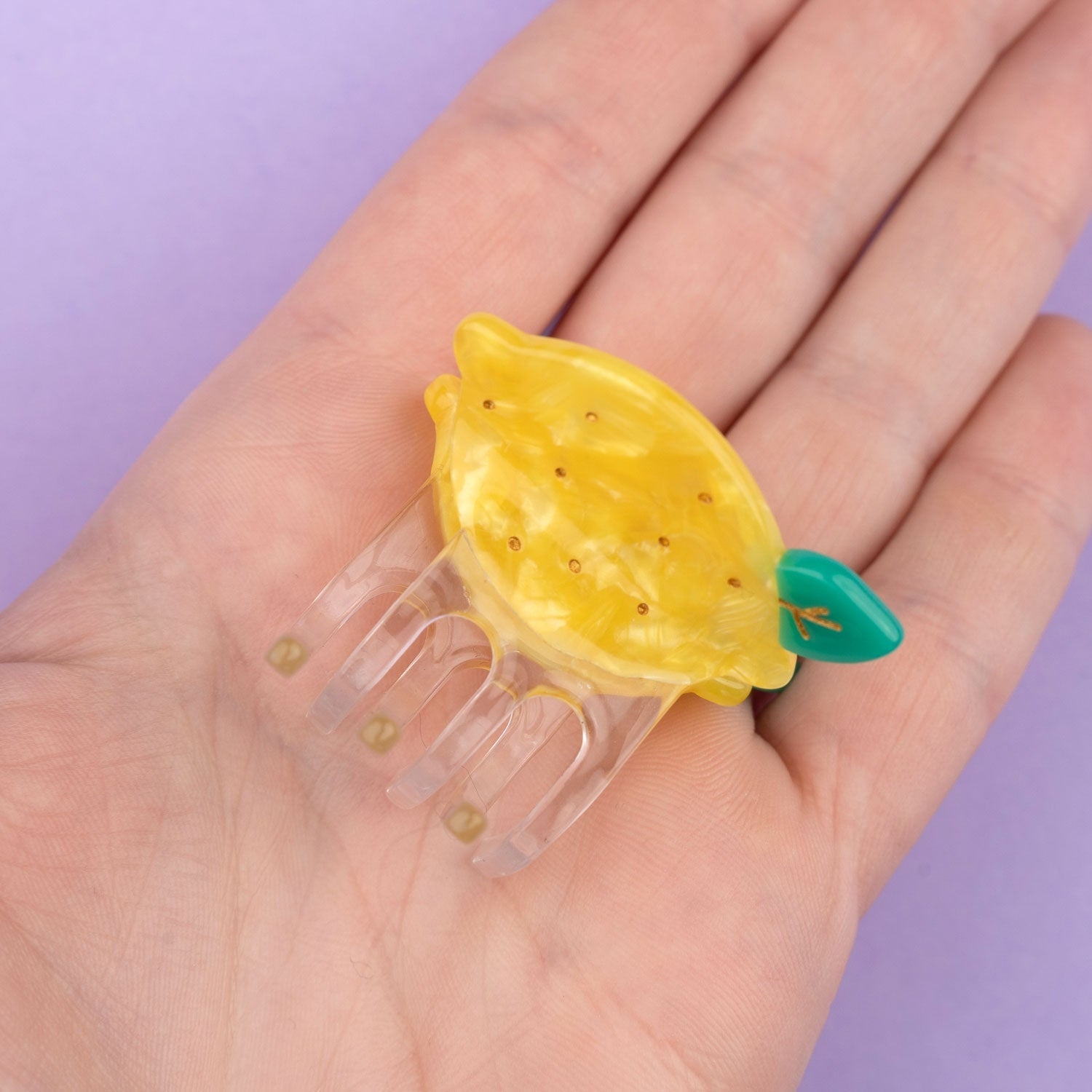Mini Citron Hårklemme
