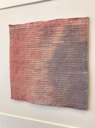 Dawn nr.2 - handwoven original textile (framed)