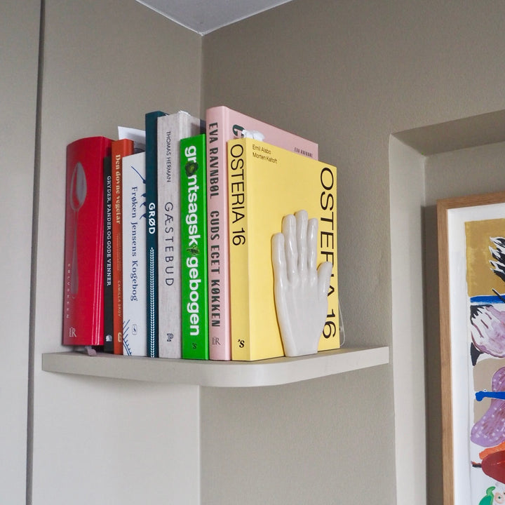 Helping hand bogstøtter, lys