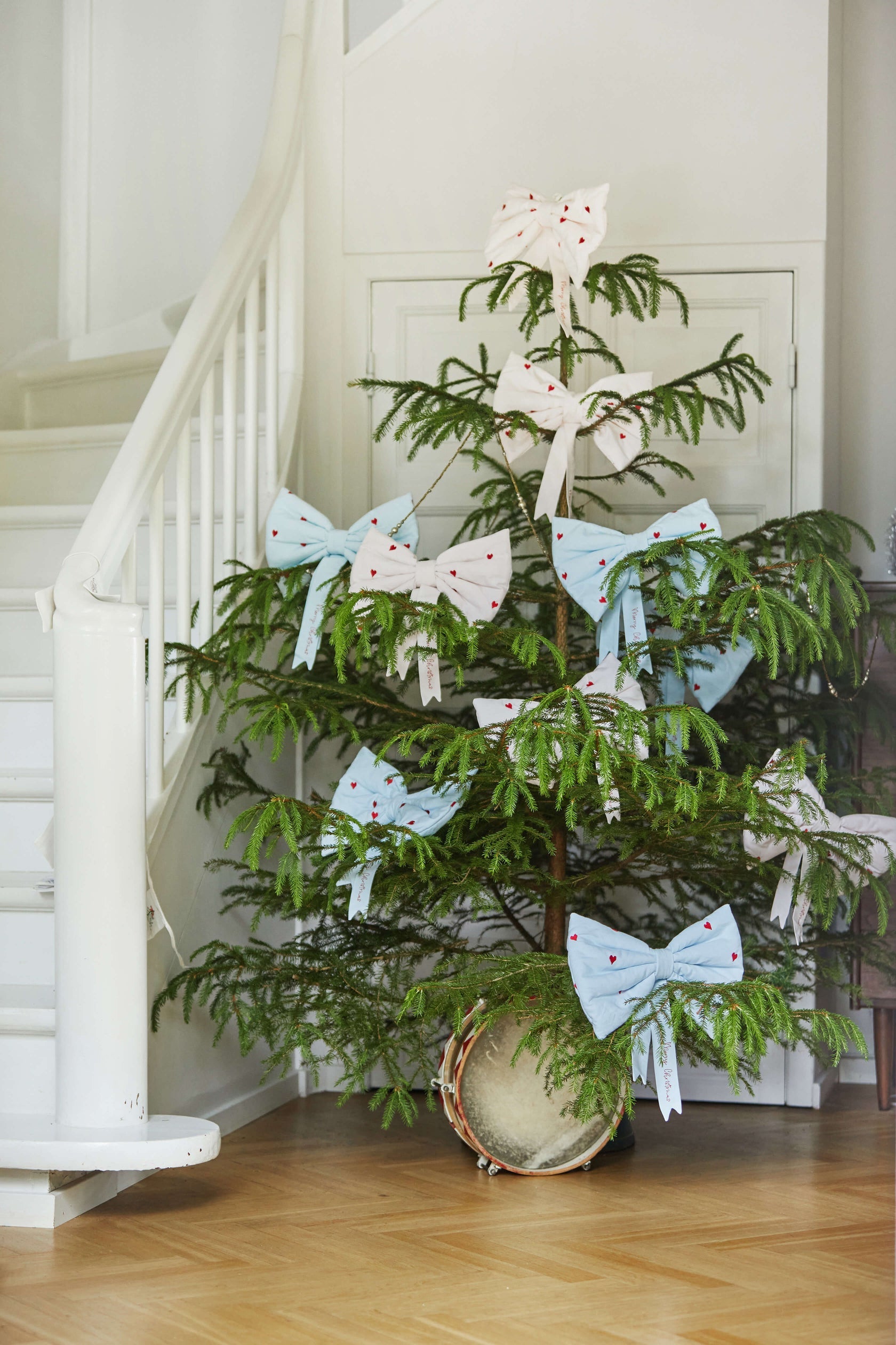 Julesløjfe med hjerter