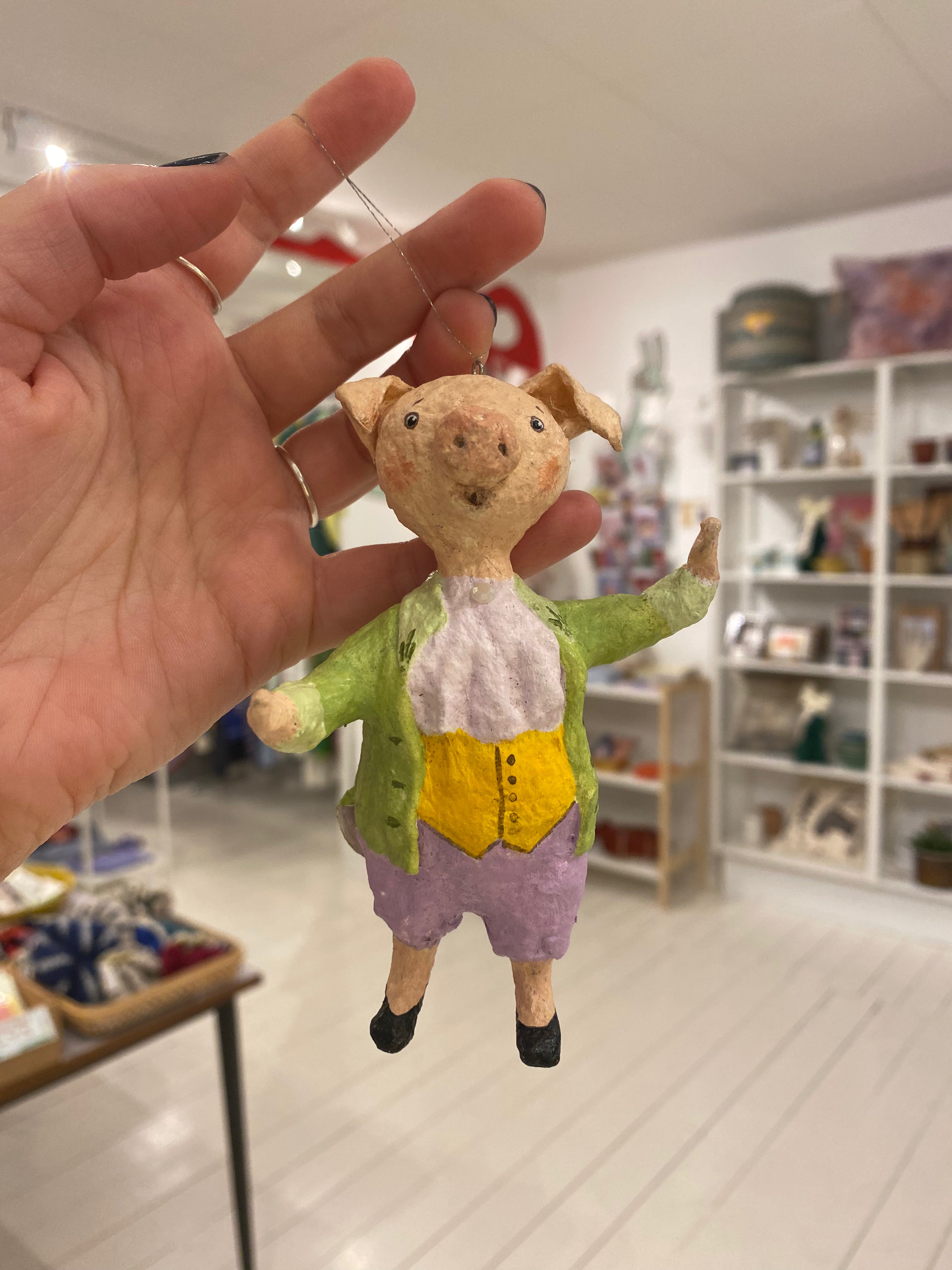 unika julepynt - Stor gris