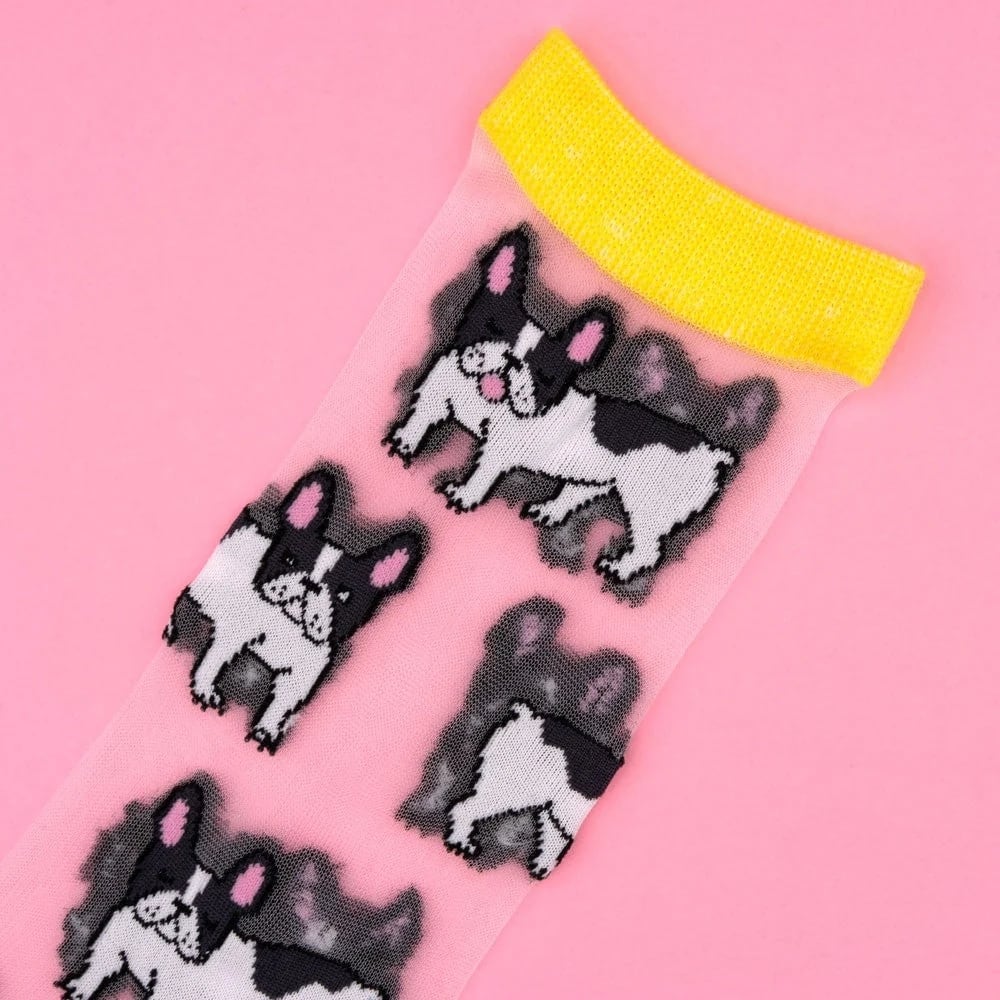 Fransk bulldog sokker, sheer