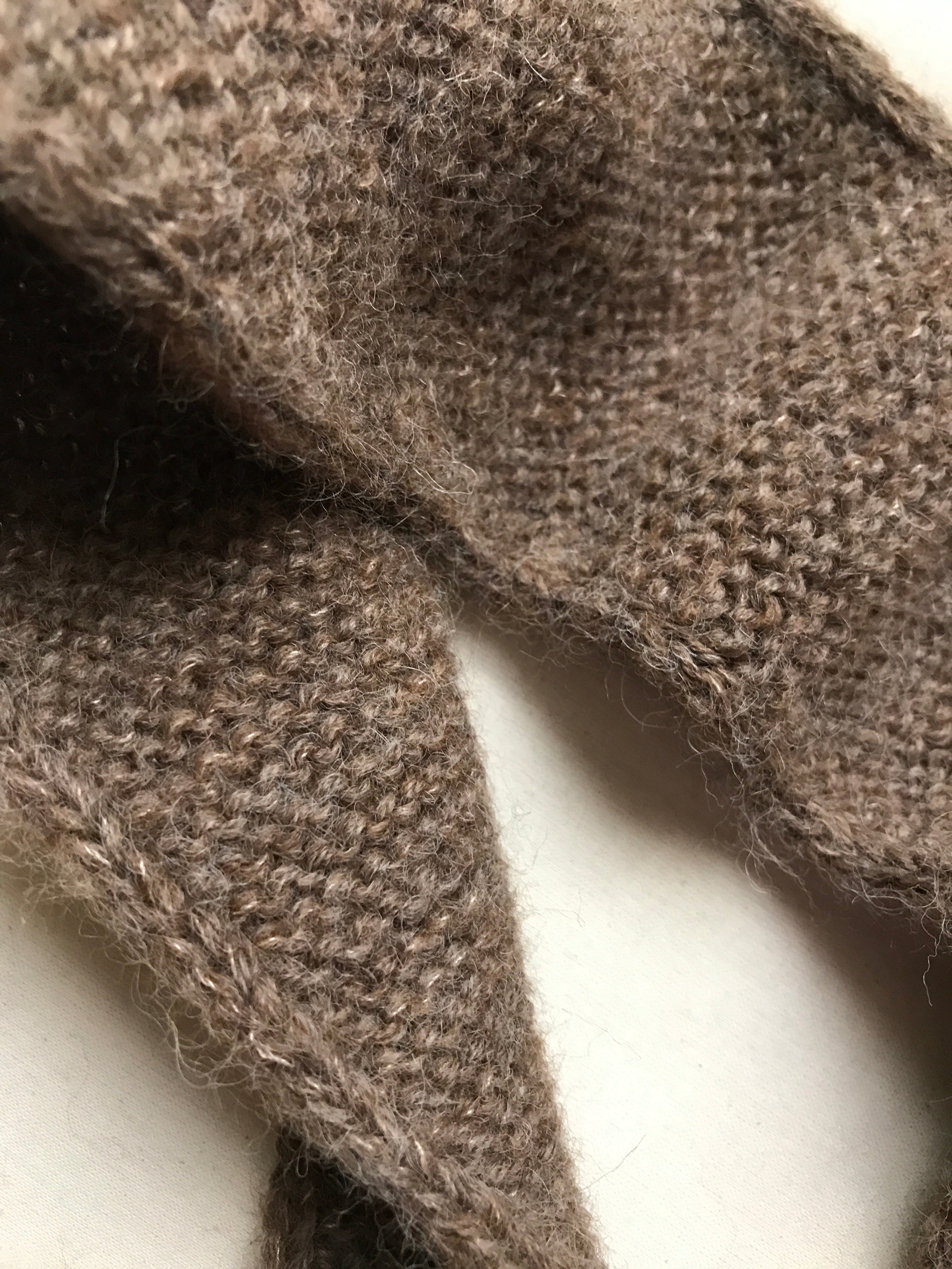 Fluffy scarf (Latte)