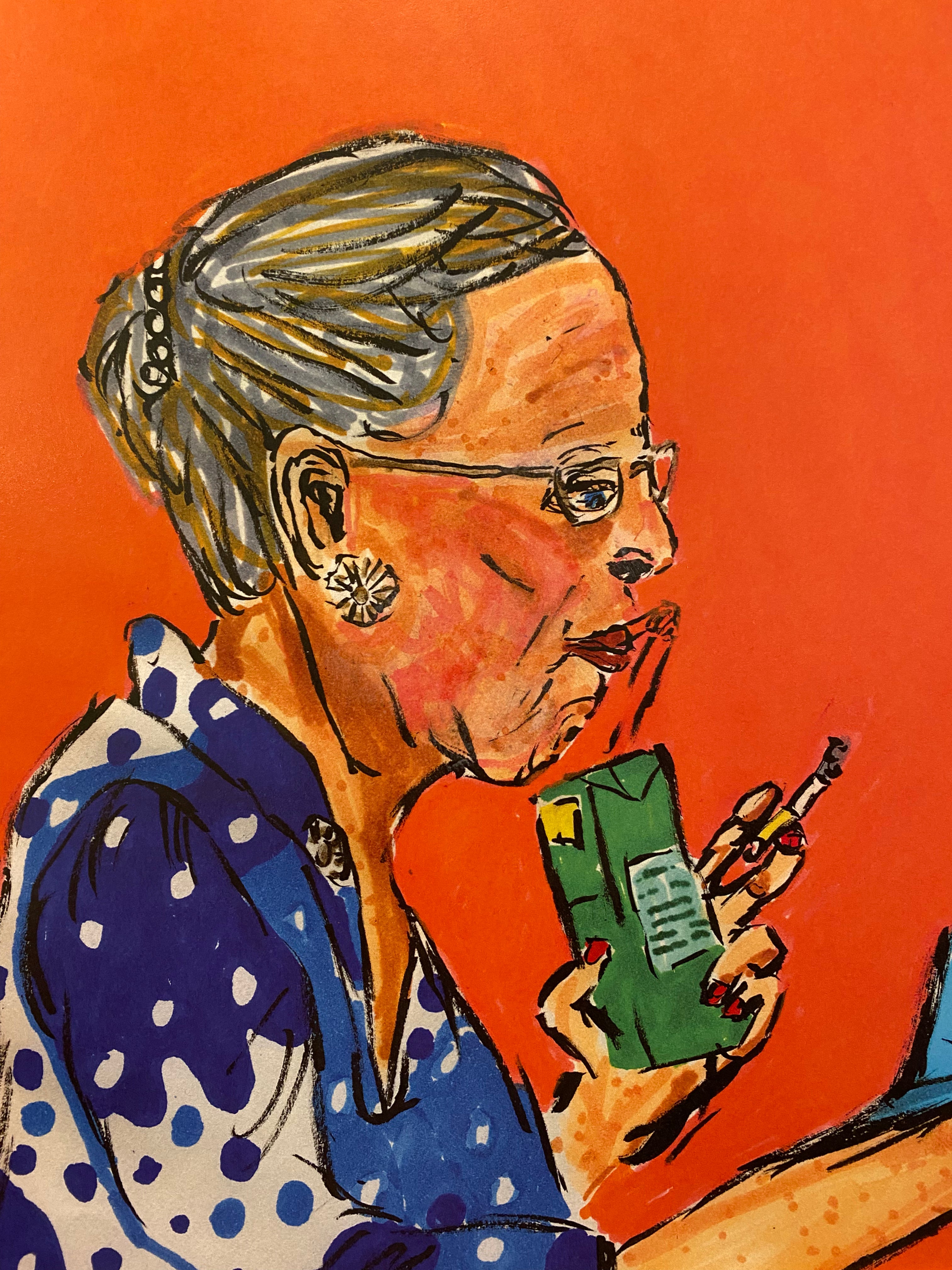 Dronning / A3 print (indrammet)